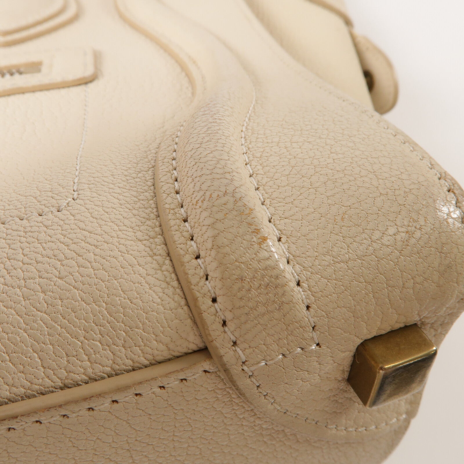 CELINE 牛皮皮革Micro Luggage手挽袋