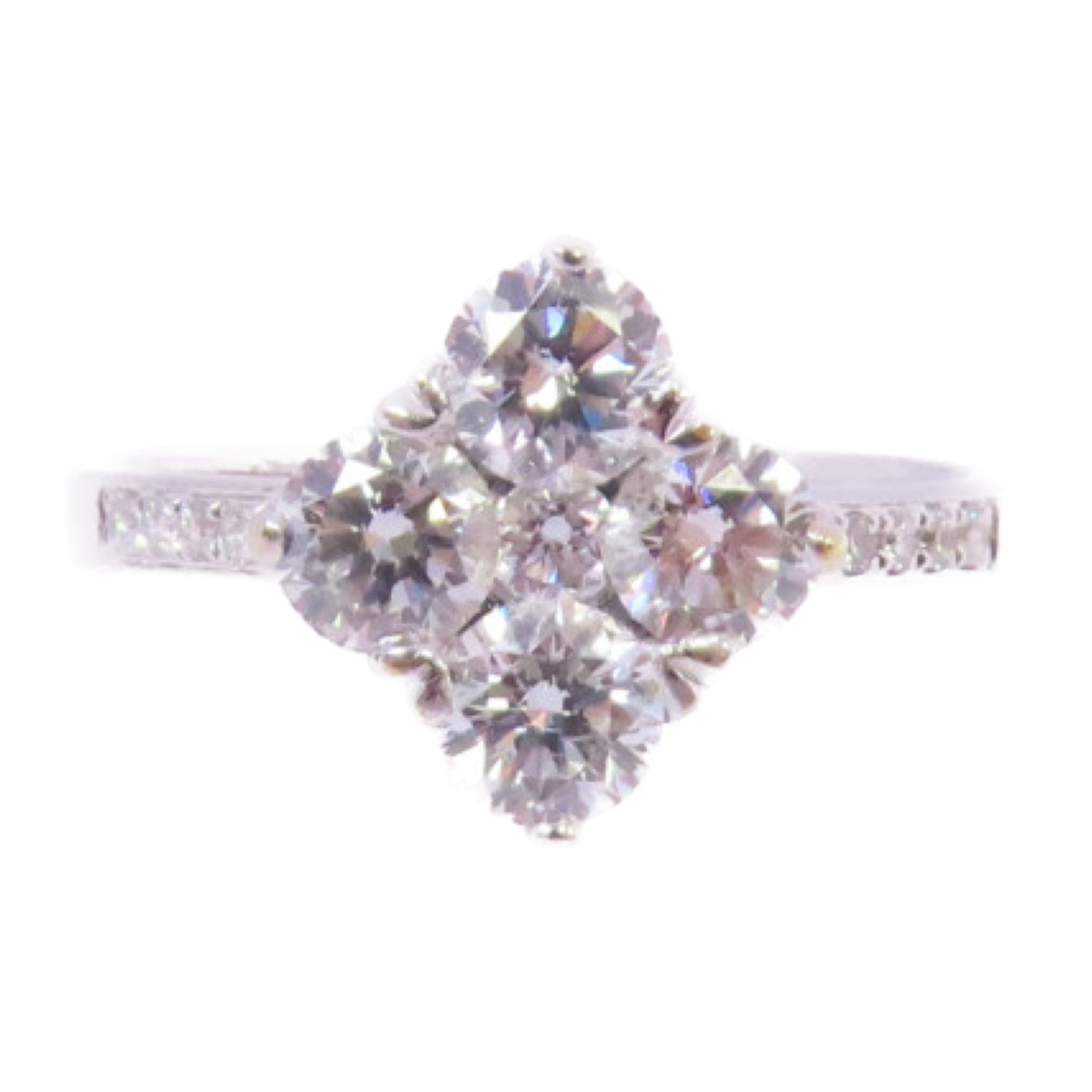 JEWELRY Diamond Ring US#5.75 18K White Gold