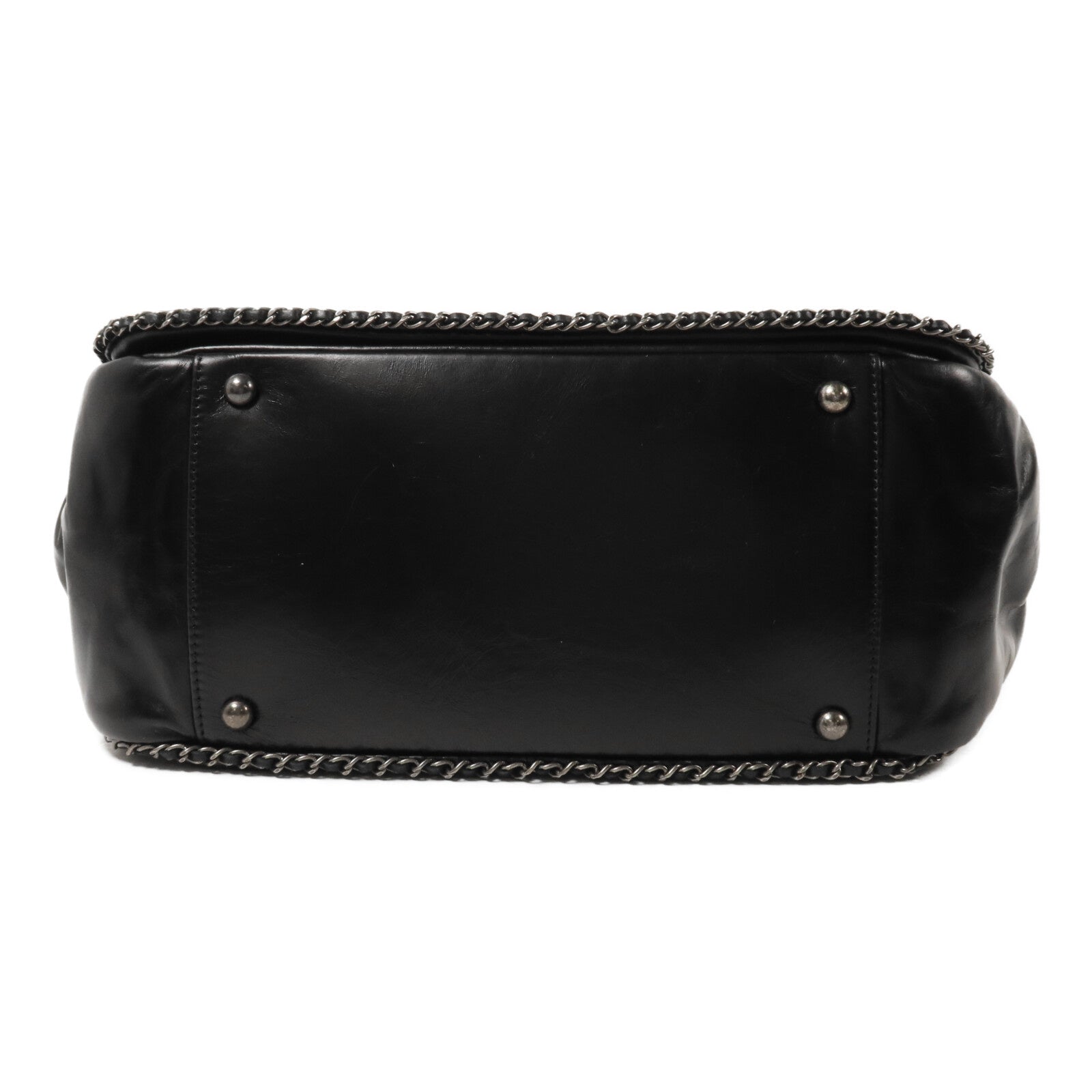 CHANEL 牛皮皮革Chain Shoulder鏈帶肩背袋