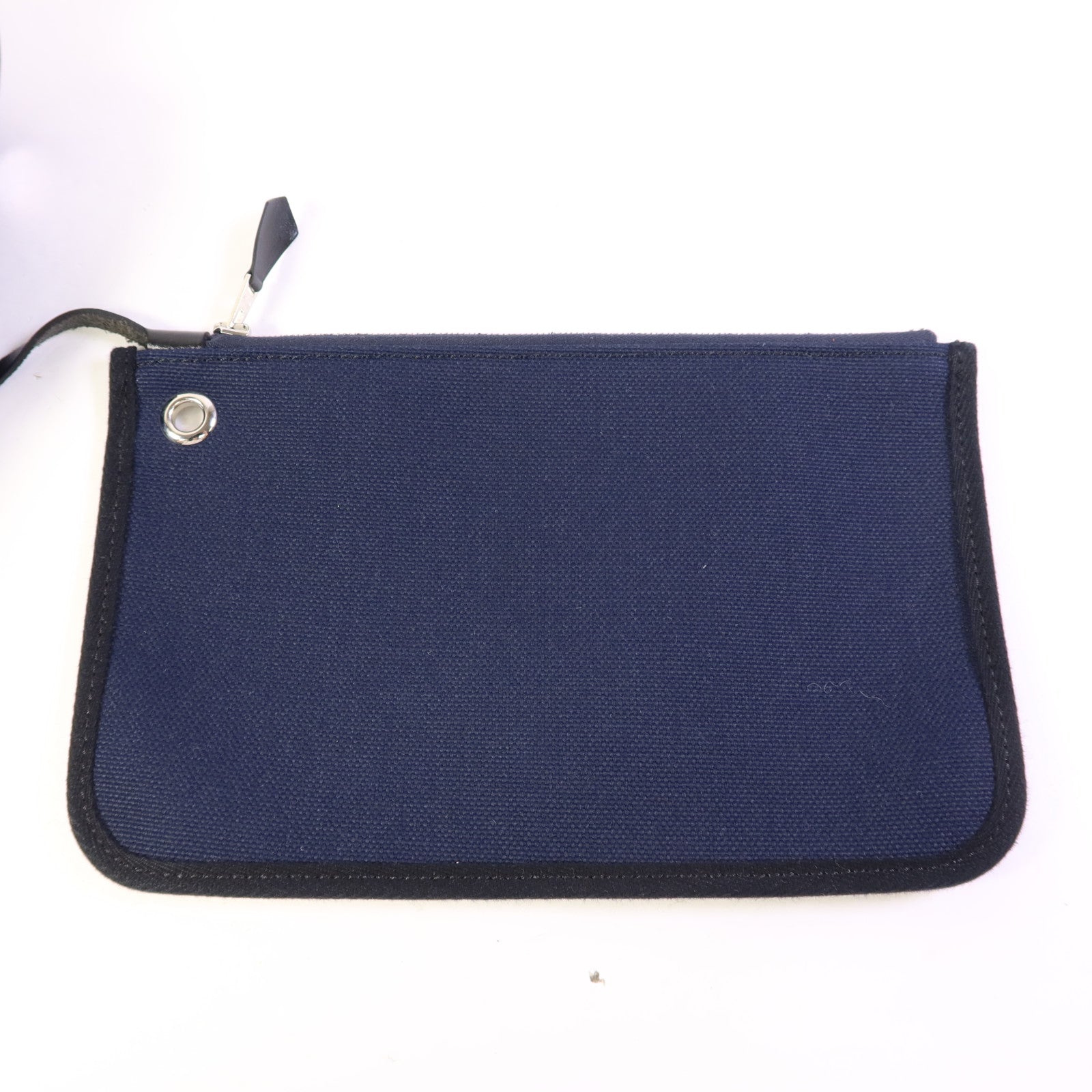 HERMES 帆布Herbag PM銀扣手挽肩背兩用袋