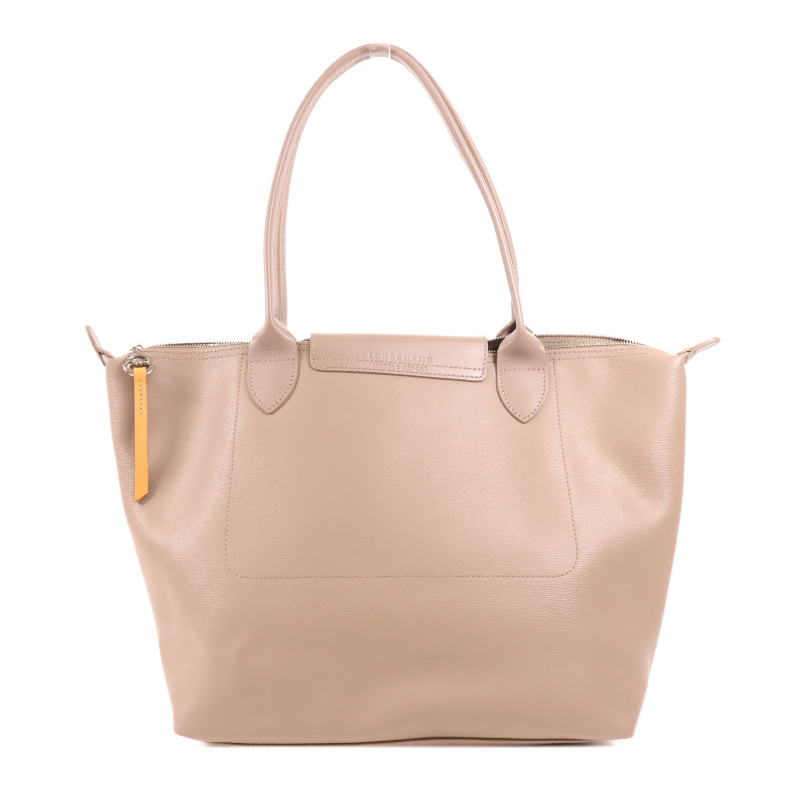 Longchamp 牛皮皮革Shoulder Bag銀扣肩背袋