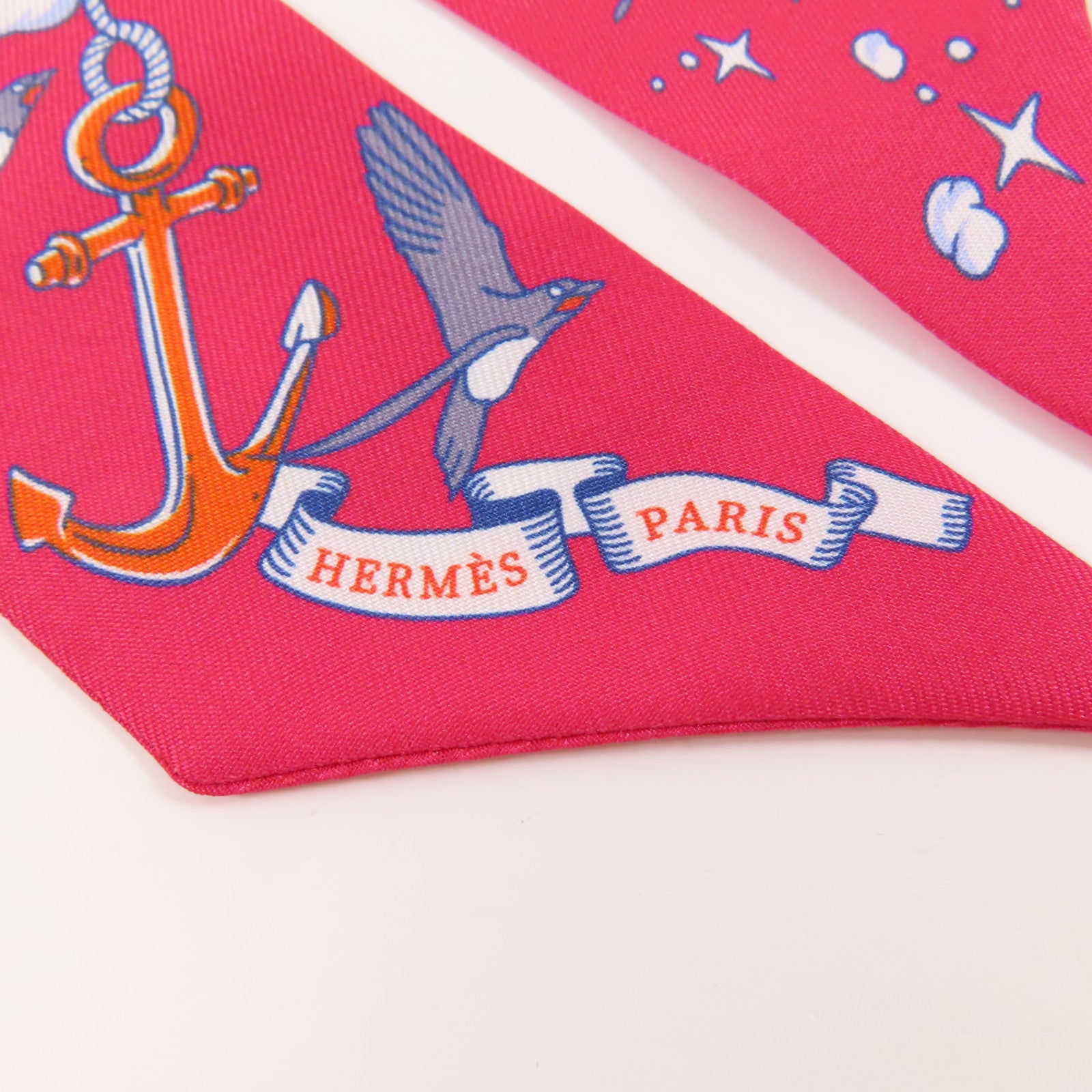 HERMES 絲質Twilly絲巾