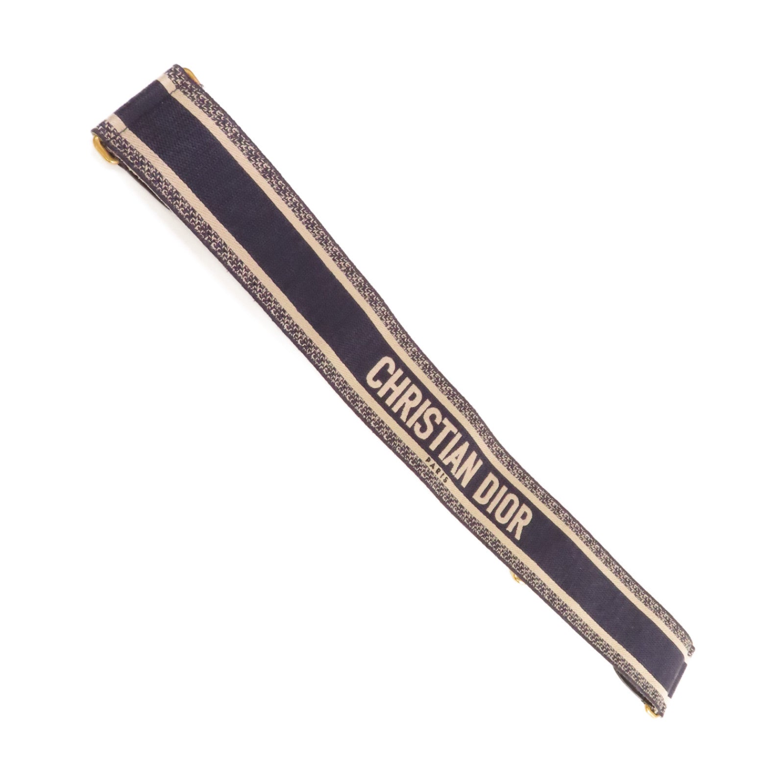 Dior 帆布Shoulder Strap肩背帶寶藍色