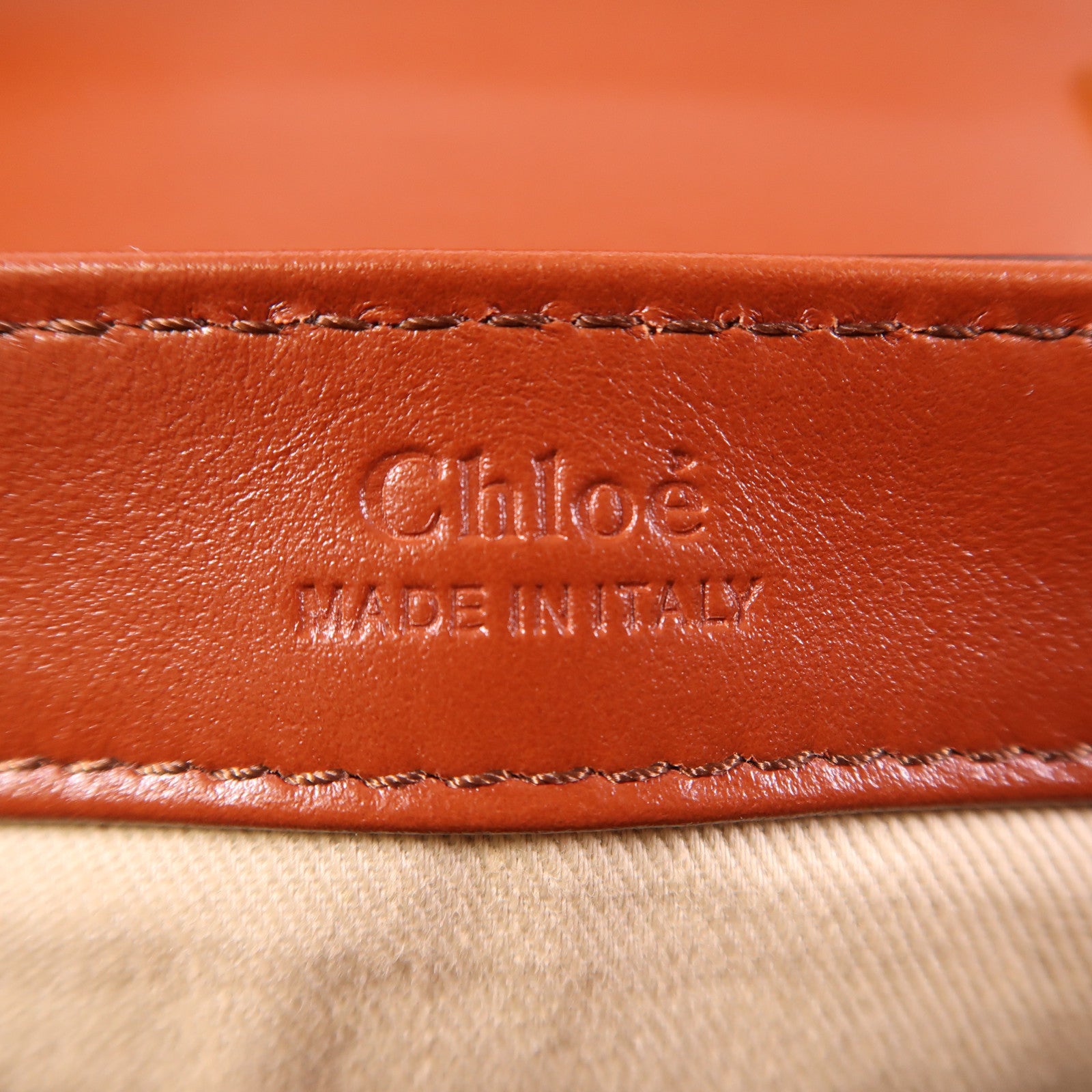 Chloe 牛皮皮革Chain Shoulder金扣手挽肩背兩用袋