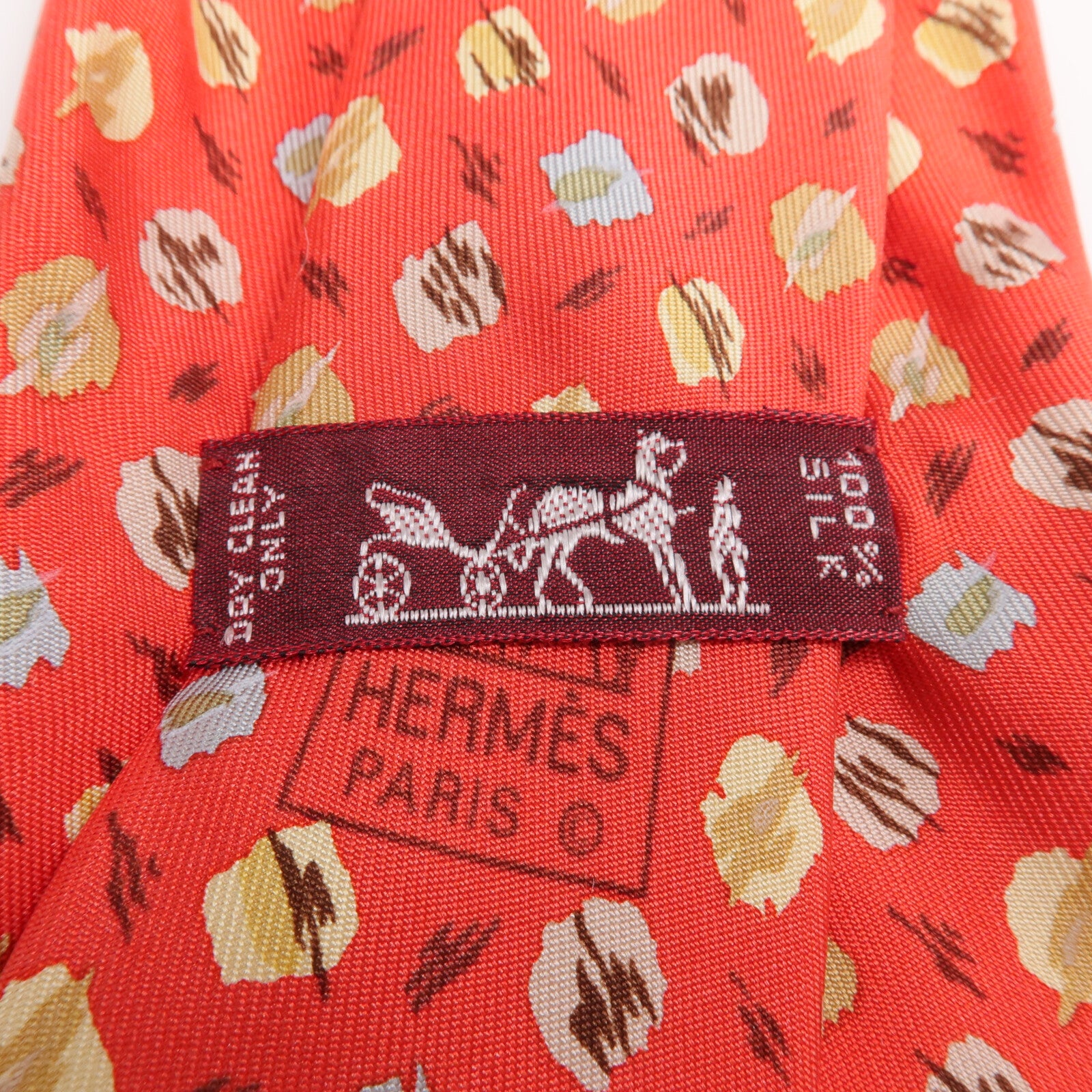 HERMES 絲質Tie領帶