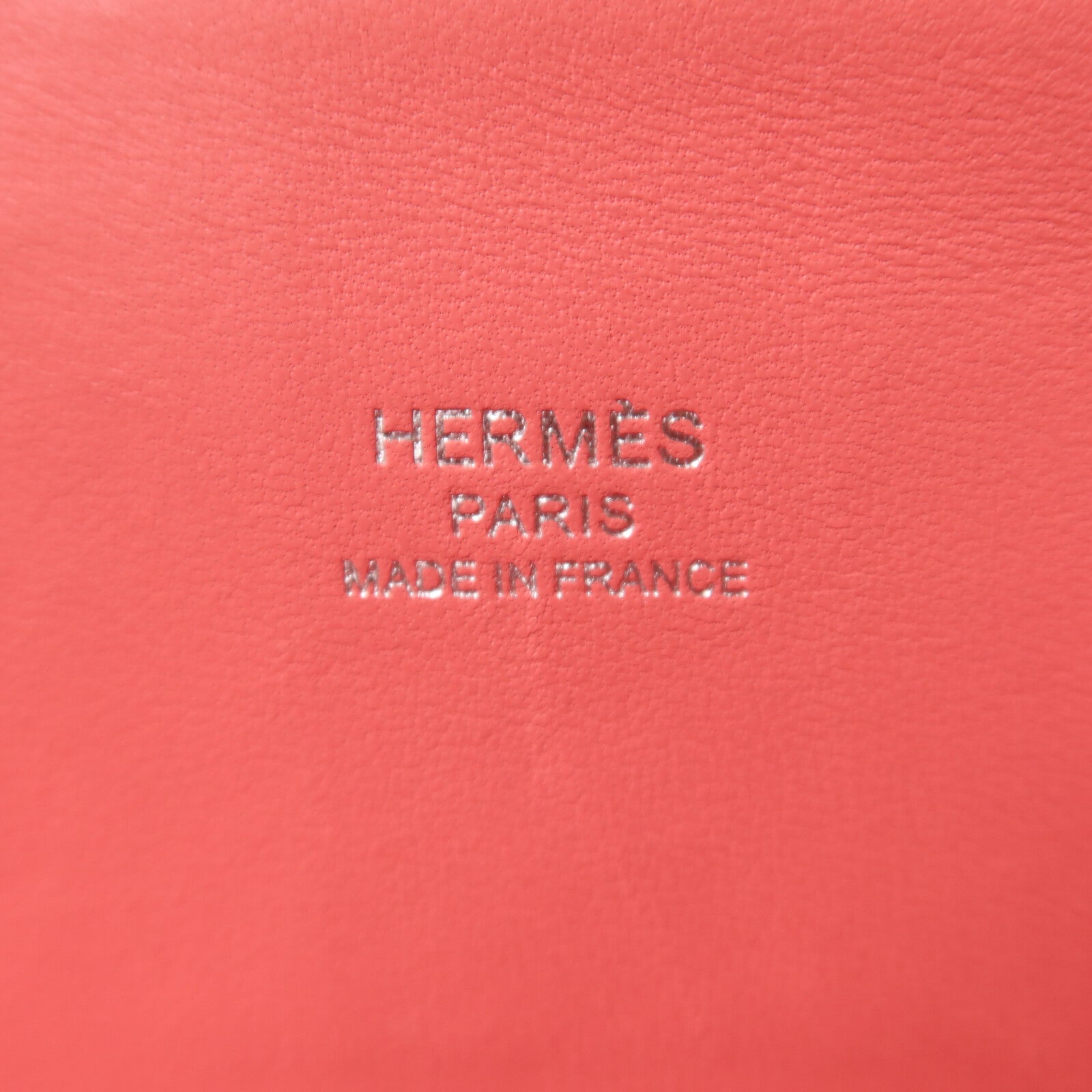 HERMES Evercolor皮革Mini Bolide 1923手挽肩背兩用袋Rose Azalee
