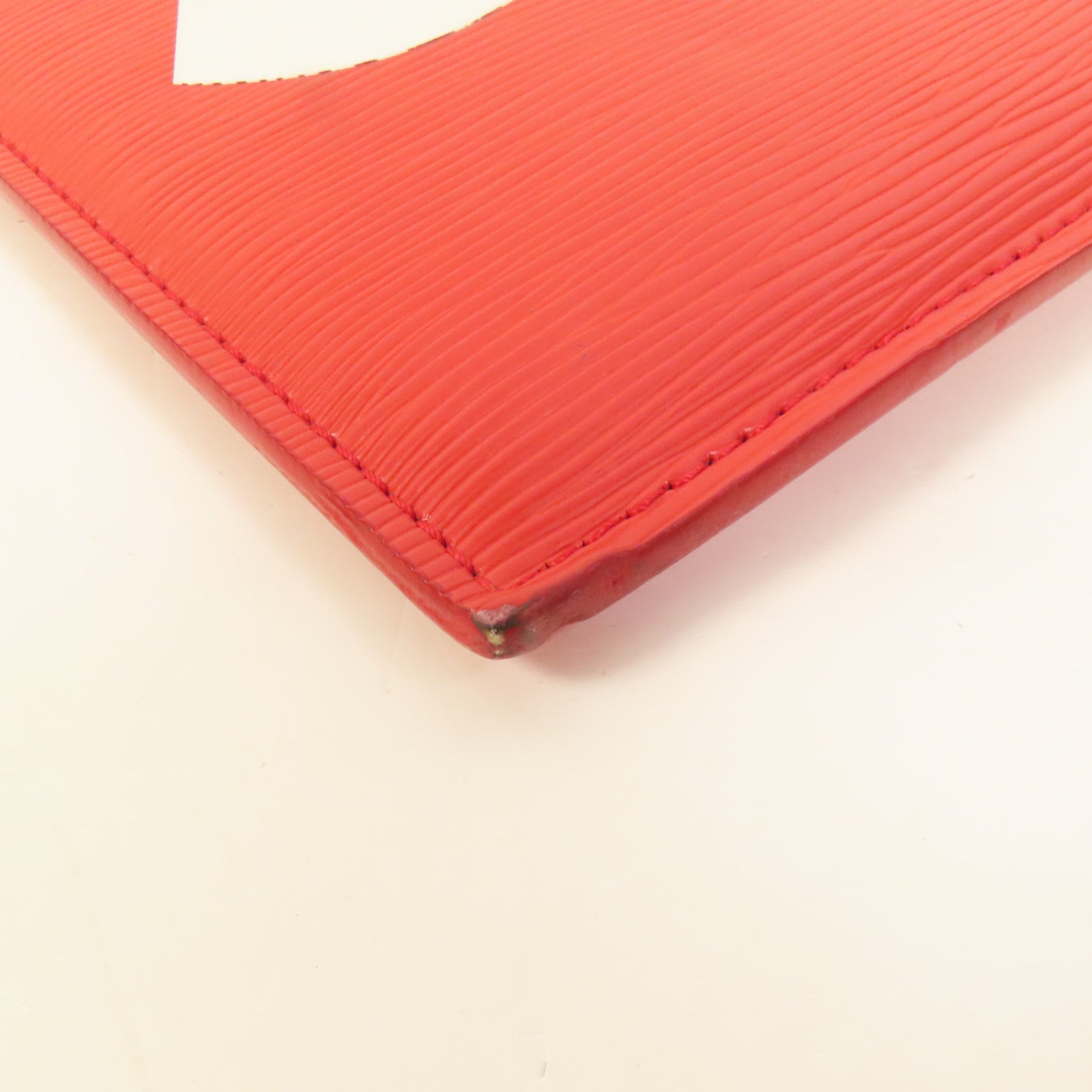 LOUIS VUITTON 【激減優惠】Epi Supreme Pochette Jules GM銀扣手拿包