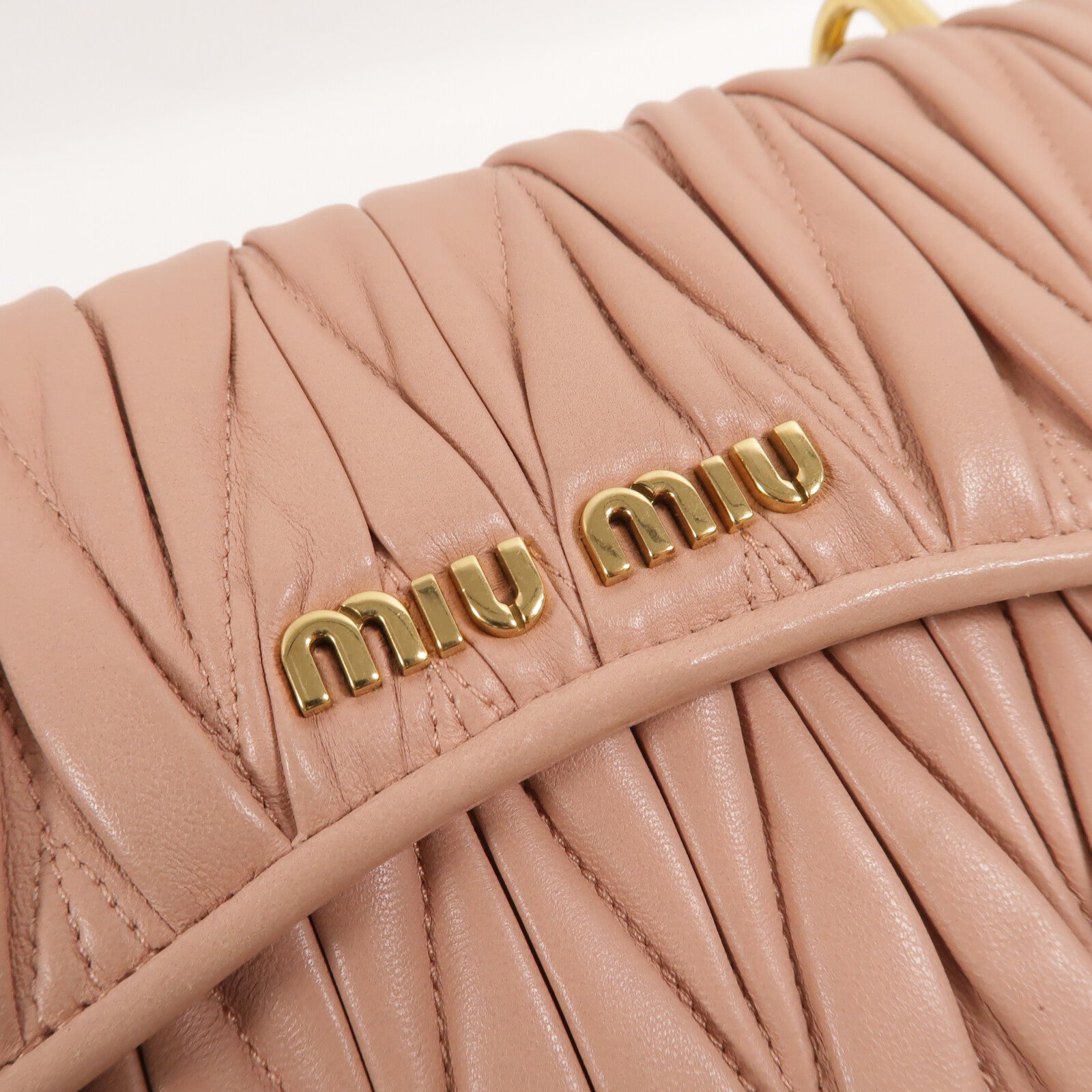 Miu Miu 羊皮皮革Shoulder Bag肩背袋