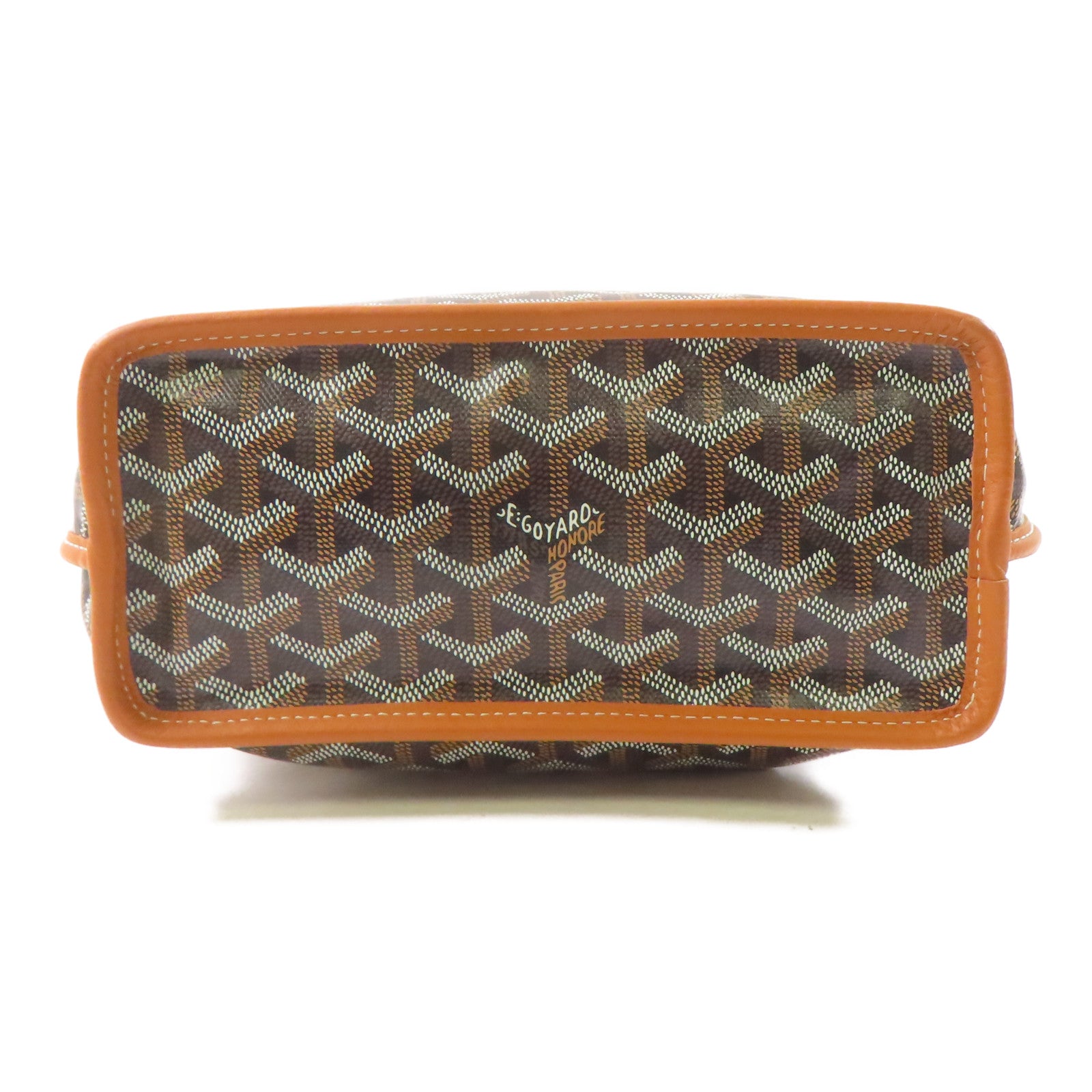 GOYARD 塗層帆布Mini Anjou Tote Bag銀扣手挽袋啡色