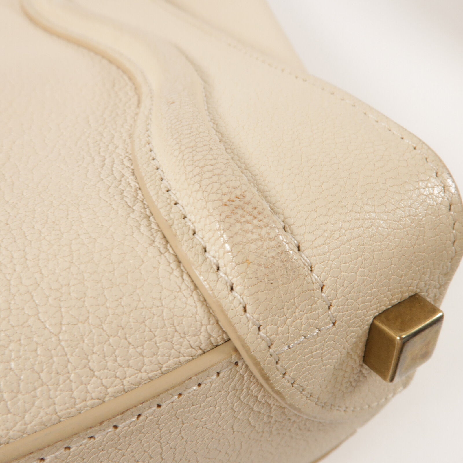 CELINE 牛皮皮革Micro Luggage手挽袋