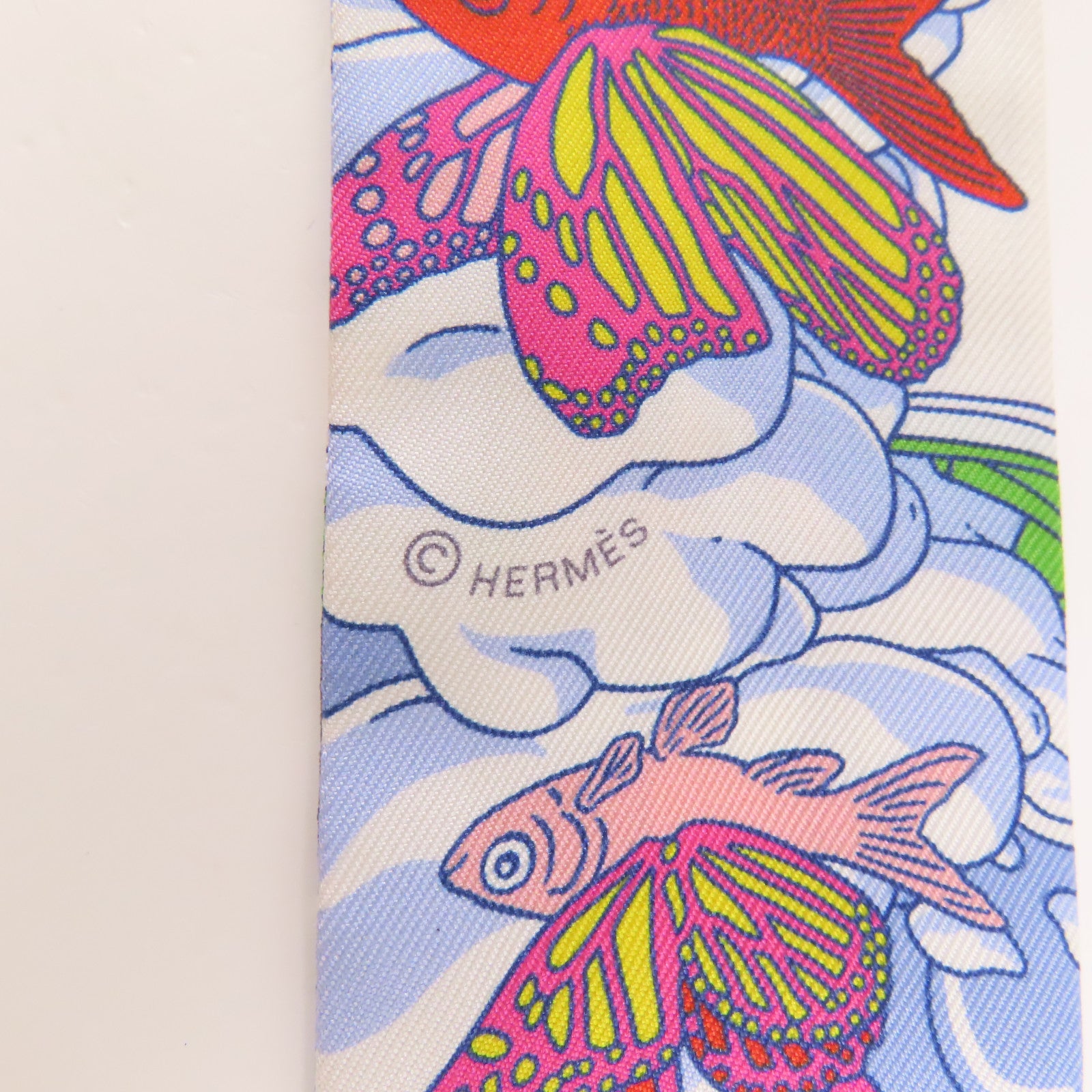 HERMES 絲質Twilly絲巾