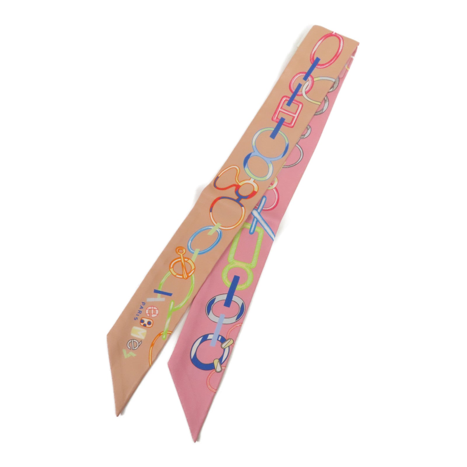 HERMES 絲質Twilly絲巾