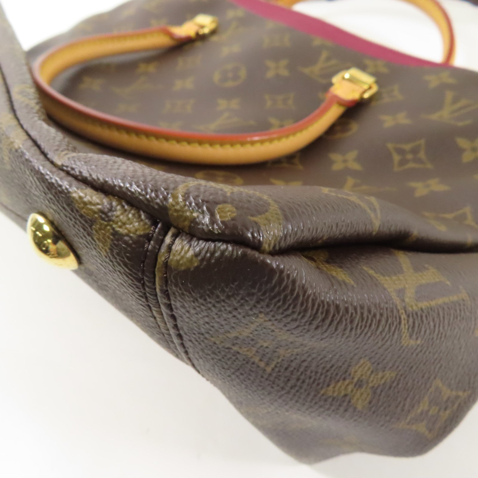 LOUIS VUITTON Monogram Pallas MM金扣手挽肩背兩用袋