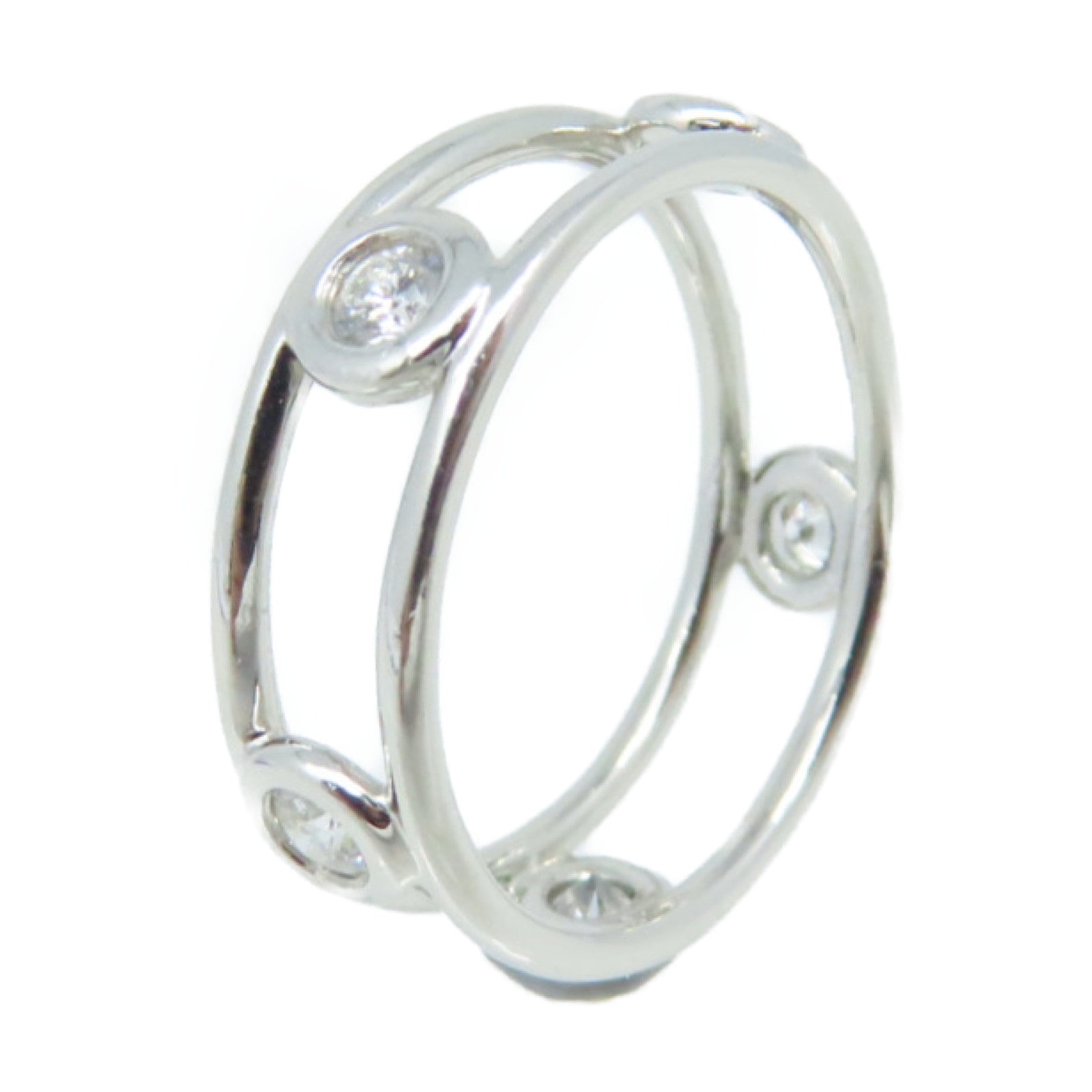 TIFFANY＆CO **【激減優惠】PT950鉑金/鑽石Diamond Ring戒指US#4.75