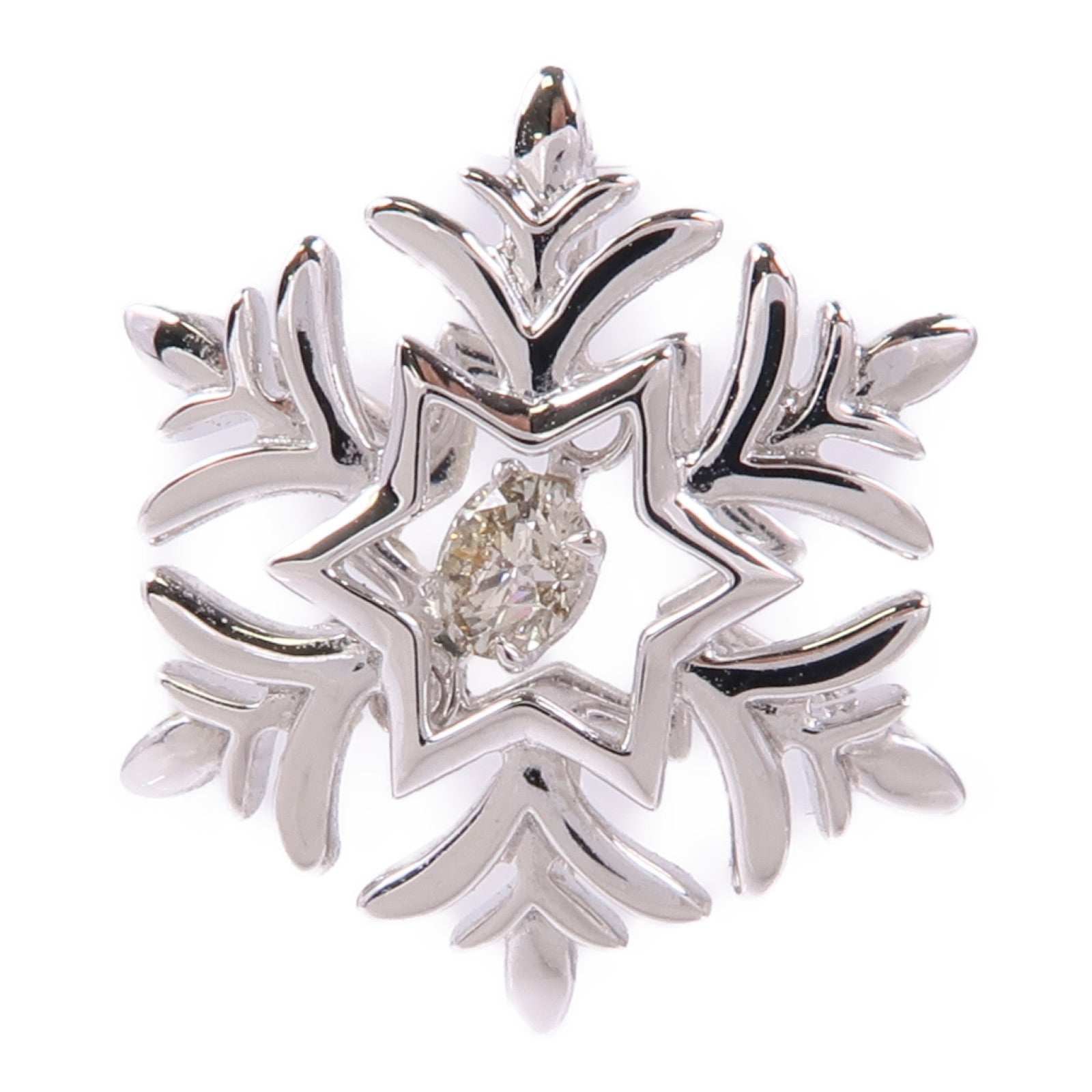 JEWELRY 18K白金Diamond Pendant Top鑽石吊墜