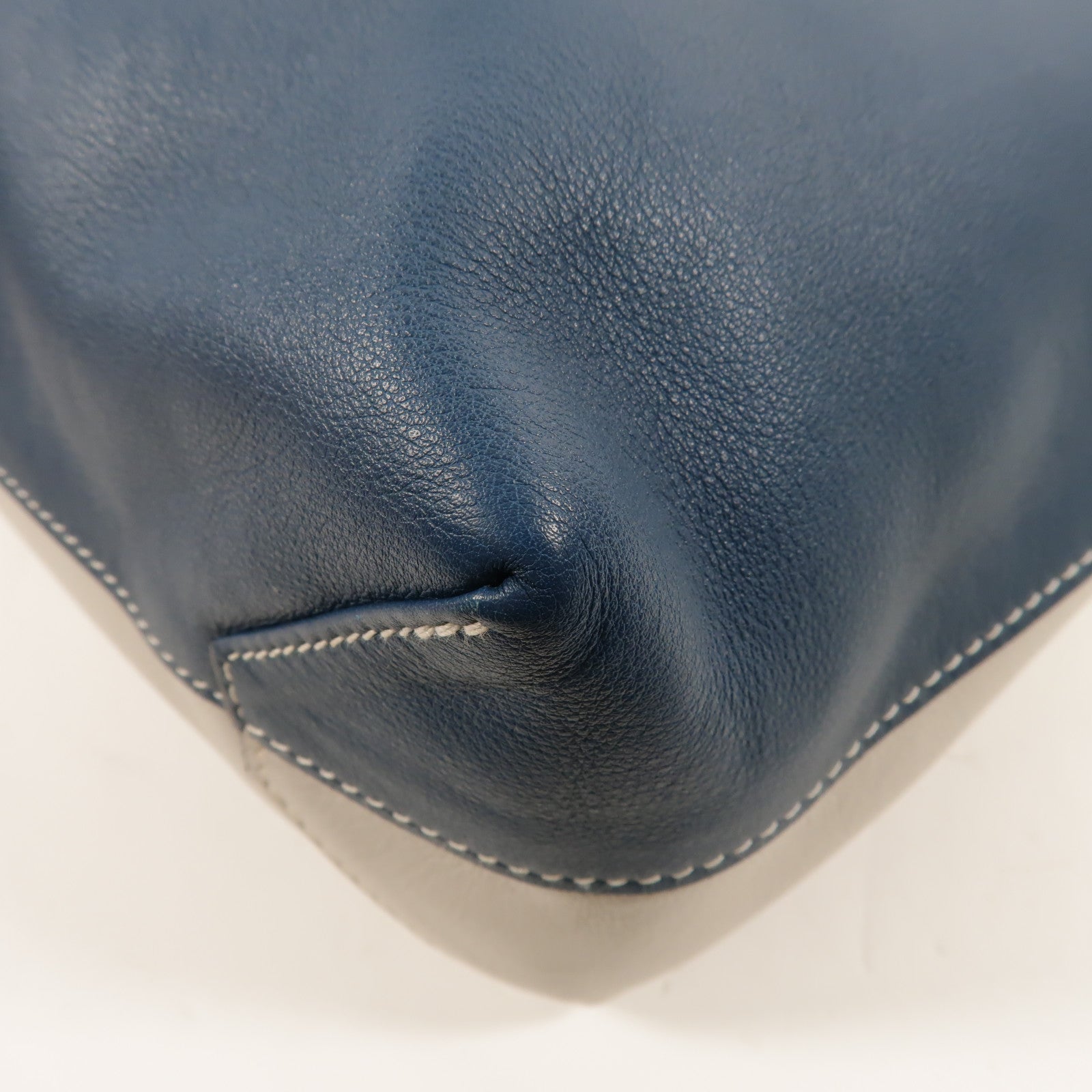 HERMES Swift皮革Double Sens 28肩背袋/手挽袋Colvert/Bleu Atoll