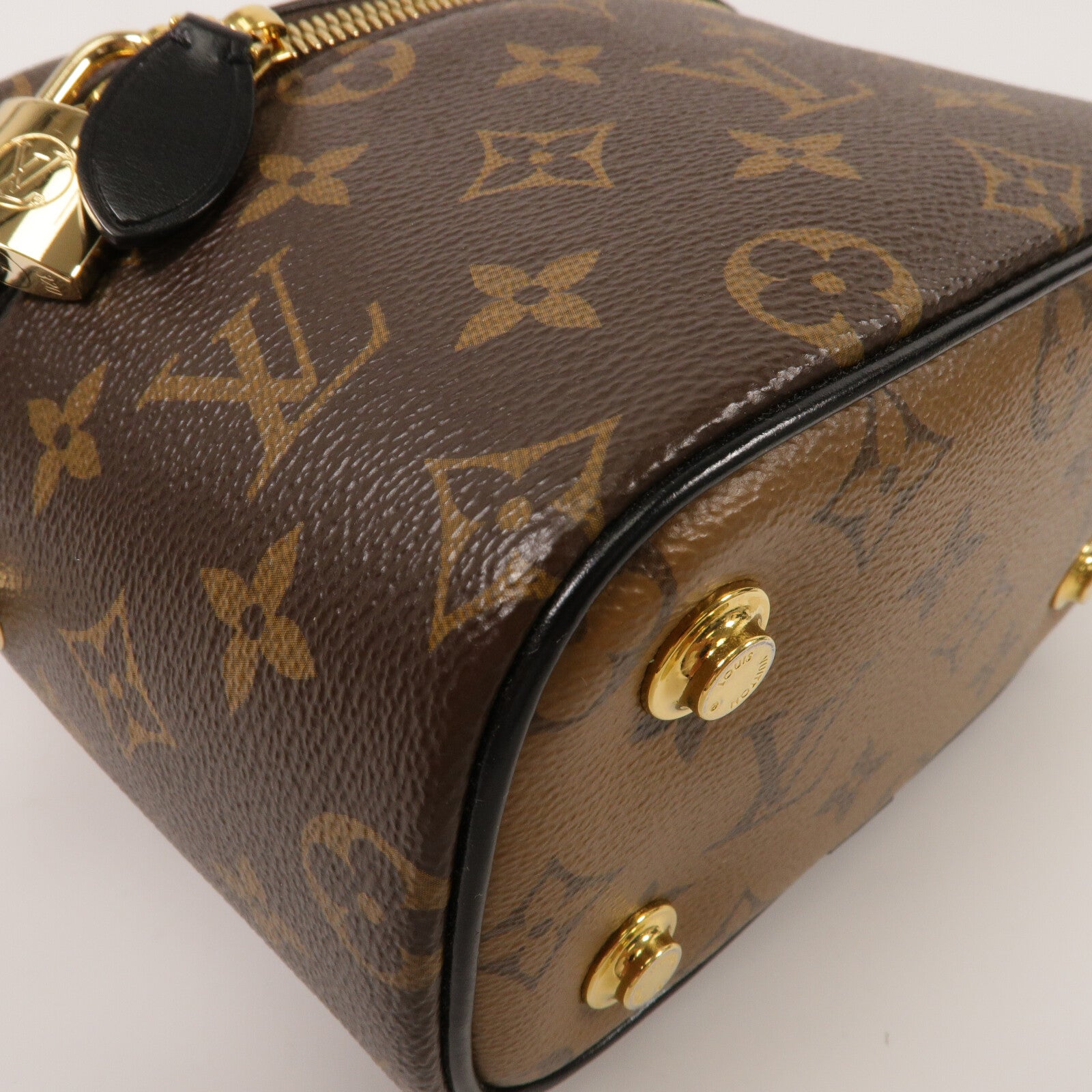 LOUIS VUITTON Monogram Reverse Vanity PM手挽肩背兩用袋