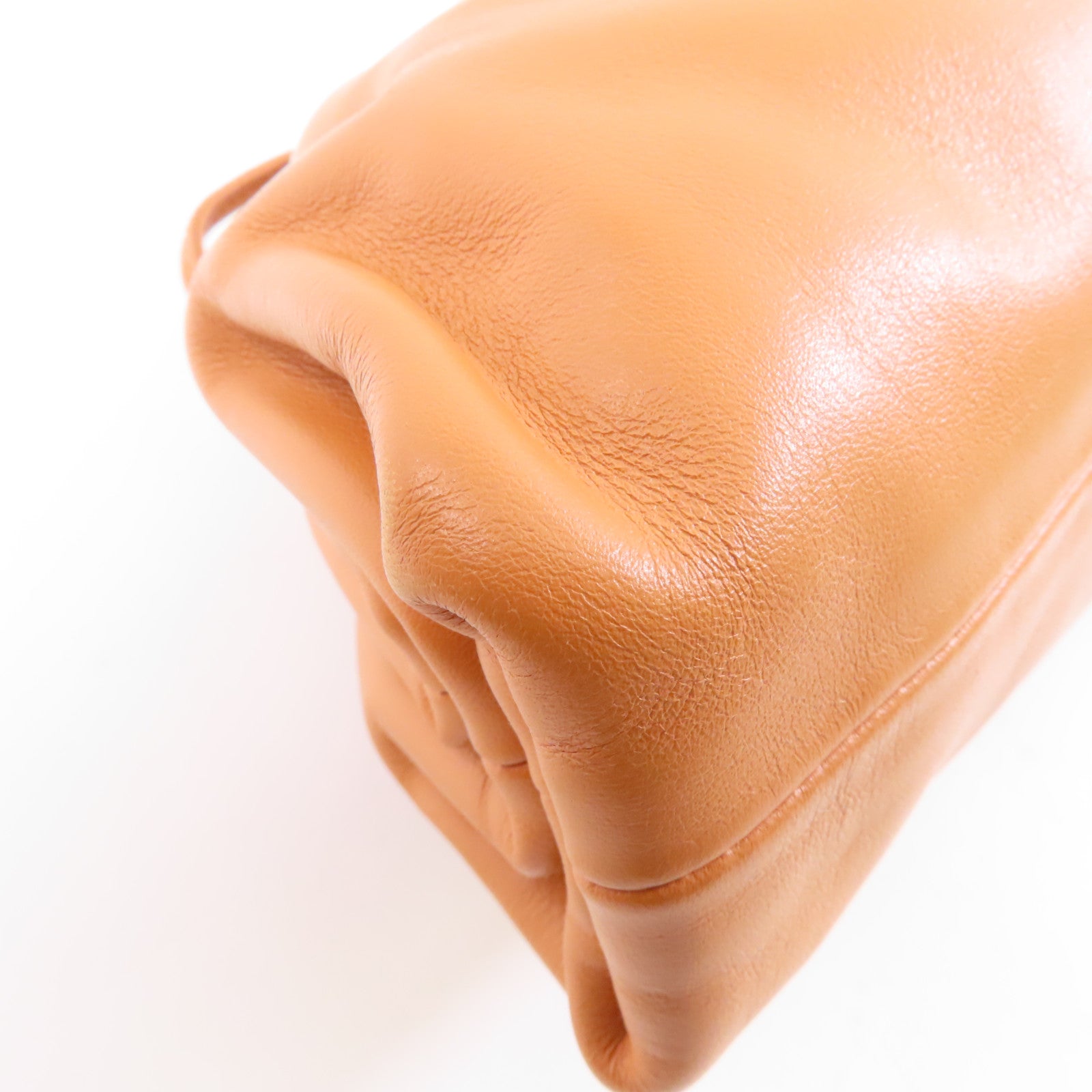 BOTTEGA VENETA 牛皮皮革Shoulder Bag金扣肩背袋棕色
