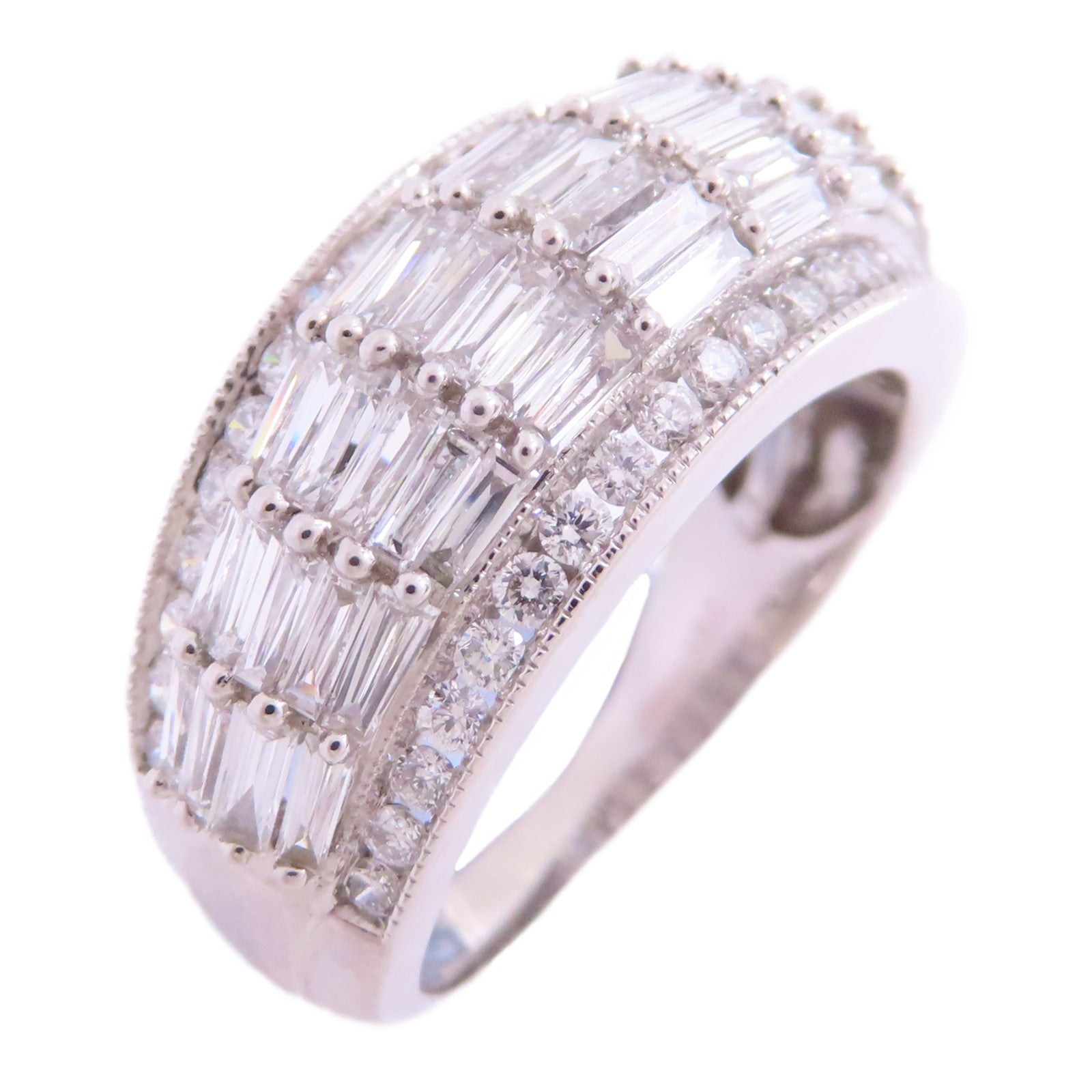 JEWELRY 【激減優惠】18K白金/鑽石Diamond Ring戒指US#6.5