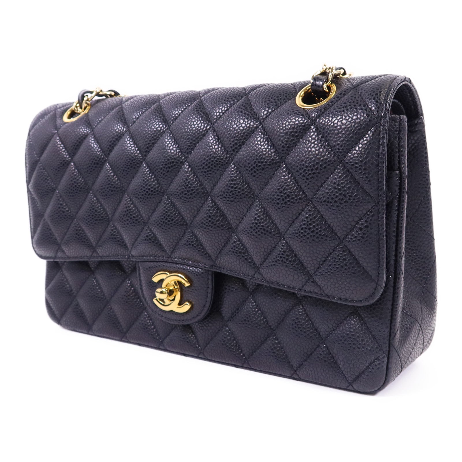 CHANEL 牛皮皮革Classic 25金扣鏈帶肩背袋
