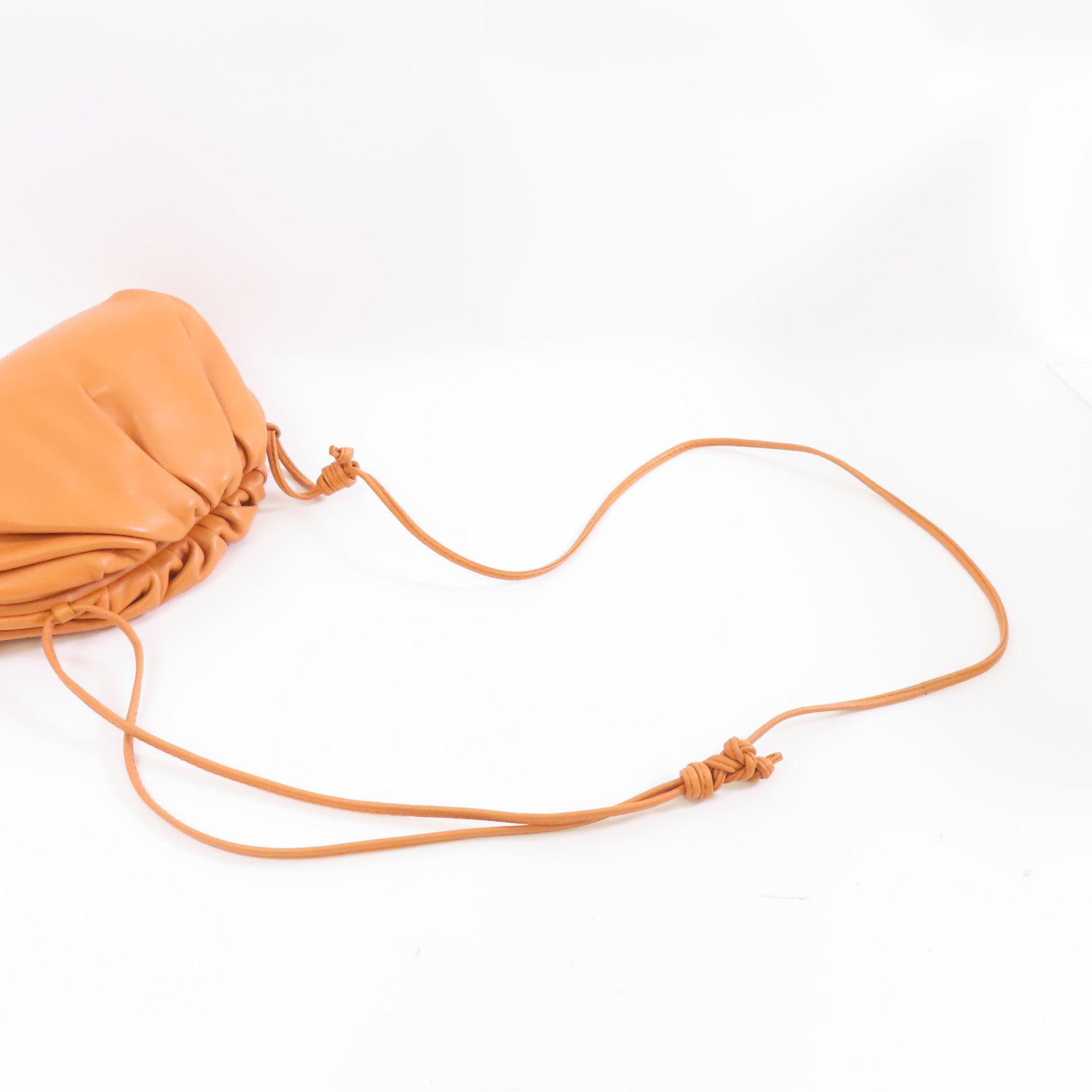 BOTTEGA VENETA 牛皮皮革Shoulder Bag金扣肩背袋棕色