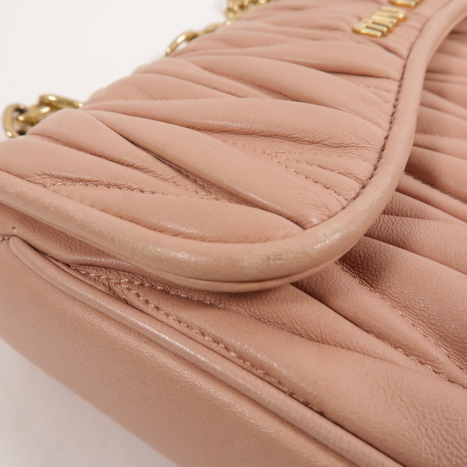 Miu Miu 羊皮皮革Shoulder Bag肩背袋
