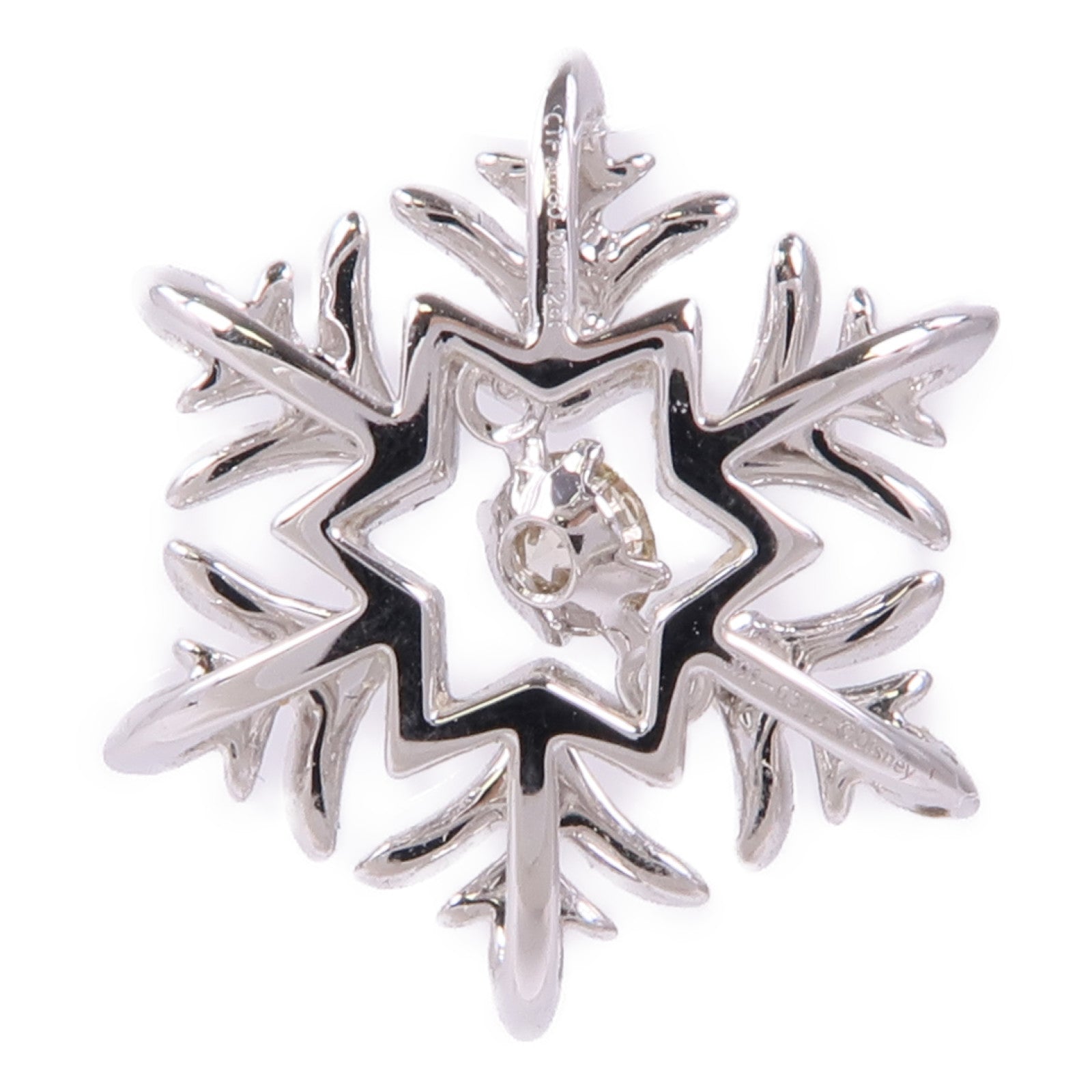 JEWELRY 【激減優惠】18K白金Diamond Pendant Top鑽石吊墜