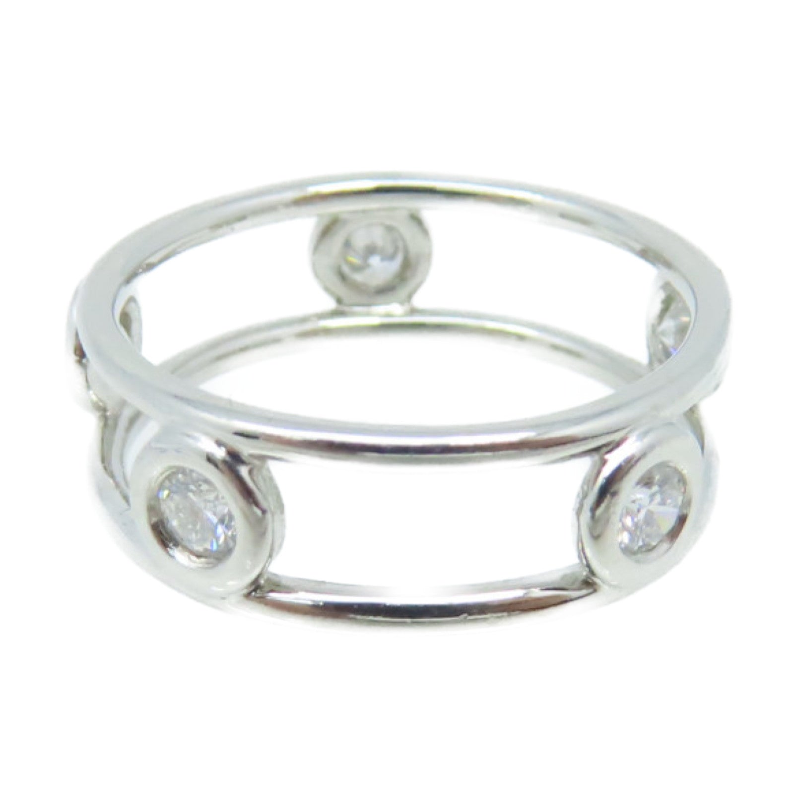 TIFFANY＆CO **【激減優惠】PT950鉑金/鑽石Diamond Ring戒指US#4.75