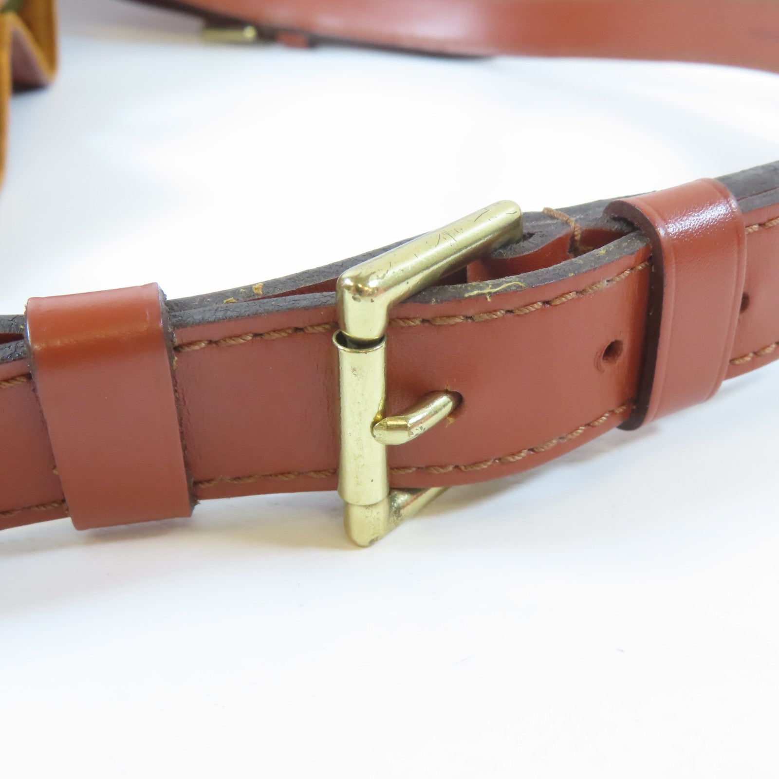 LOUIS VUITTON Epi Petit Noe金扣肩背袋Kenya Brown/啡色