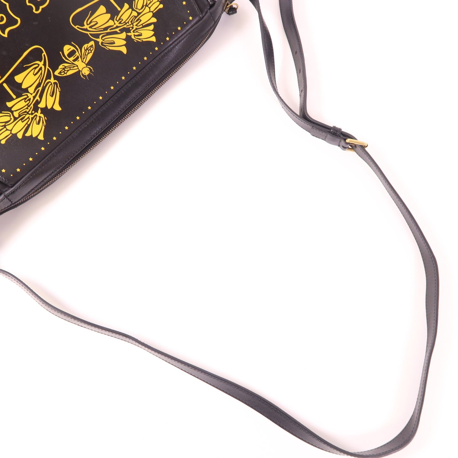 GUCCI 【激減優惠】牛皮皮革LA Angels Shoulder Bag金扣肩背袋