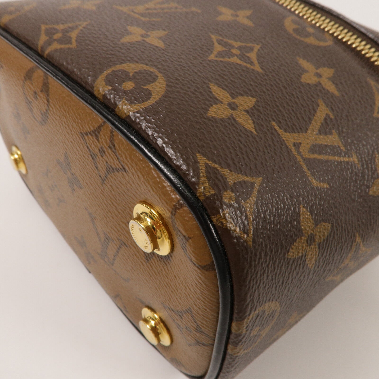 LOUIS VUITTON Monogram Reverse Vanity PM手挽肩背兩用袋