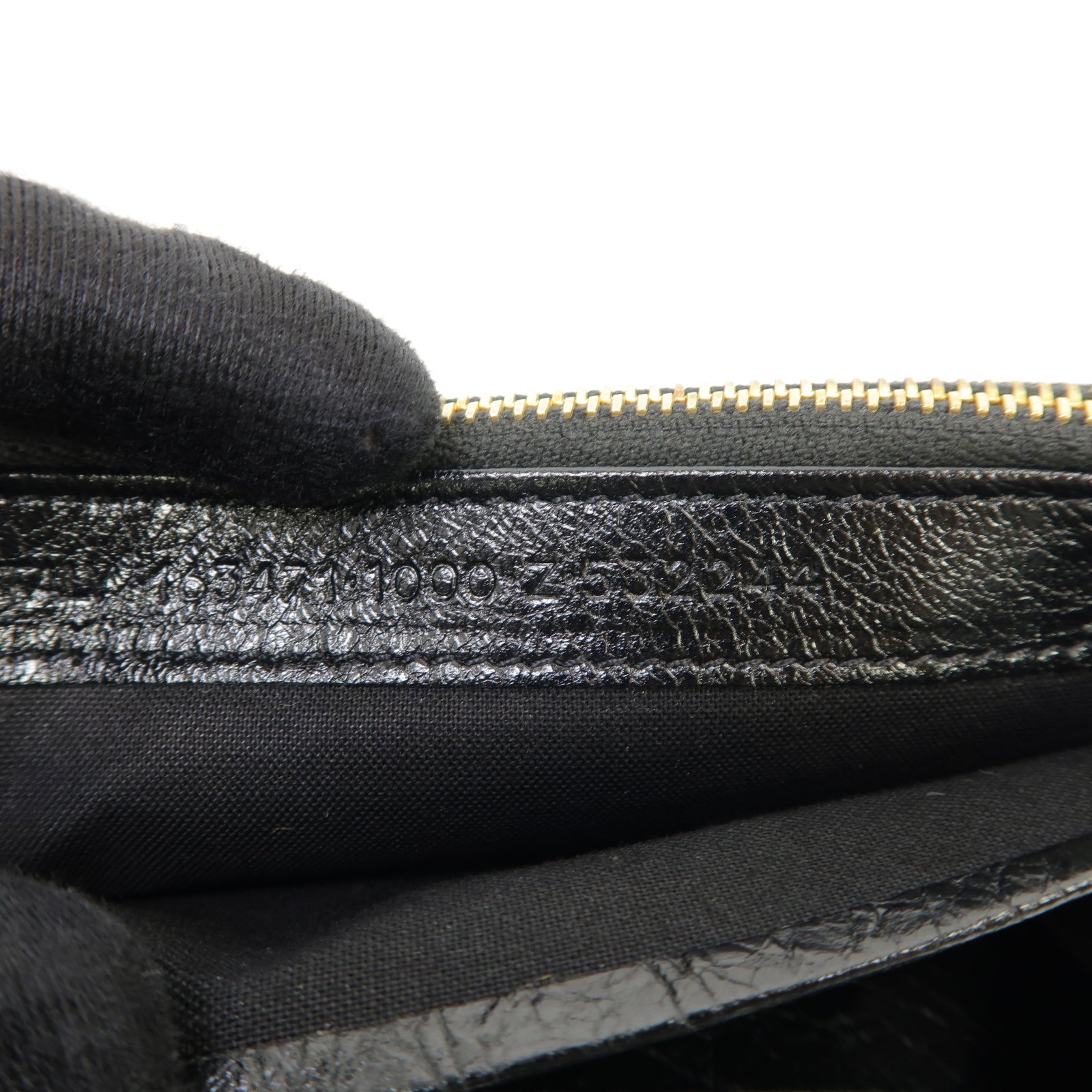 BALENCIAGA 【激減優惠】牛皮皮革Wallet金扣長錢包黑色