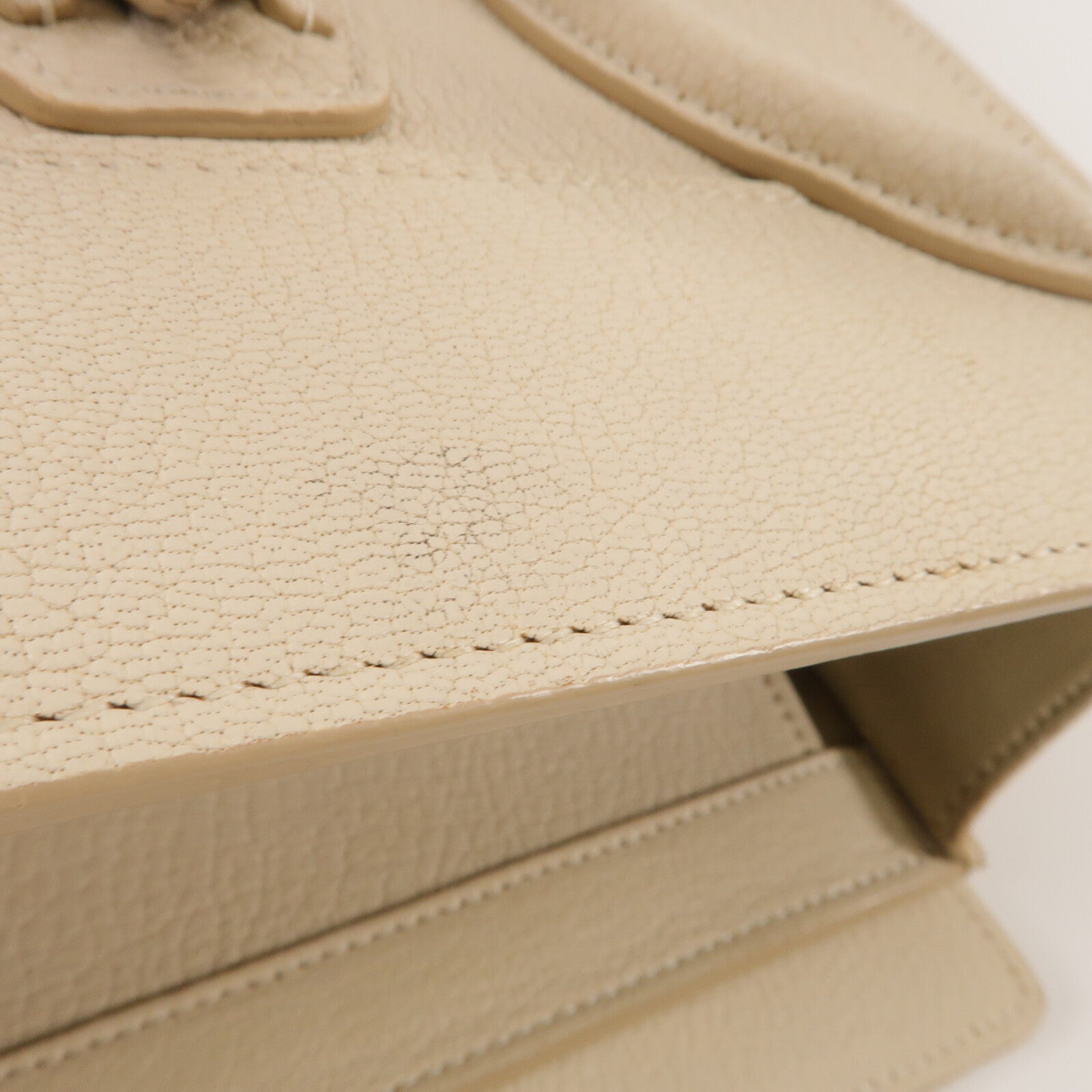 CELINE 牛皮皮革Micro Luggage手挽袋