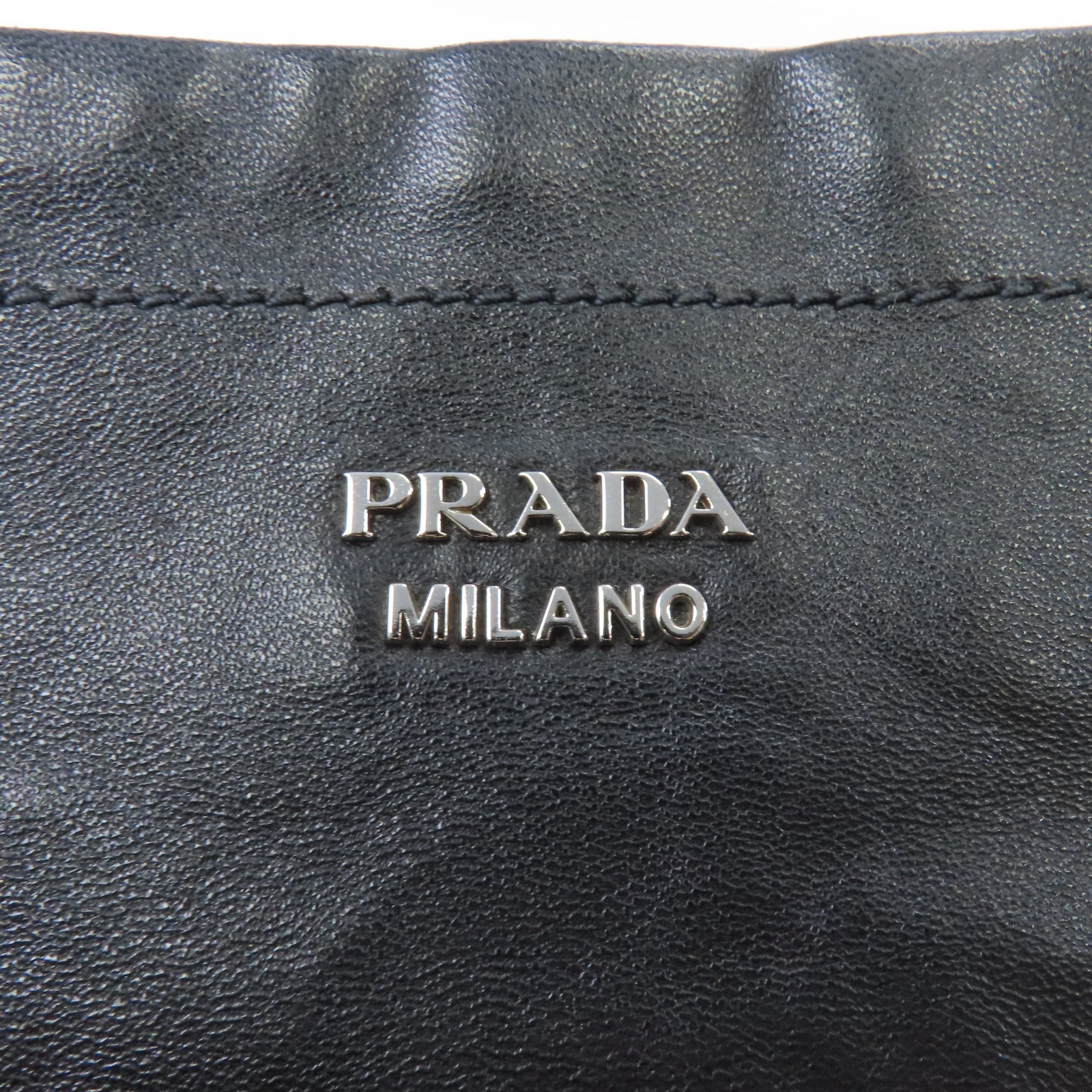 PRADA 牛皮皮革Tote Bag手挽袋黑色