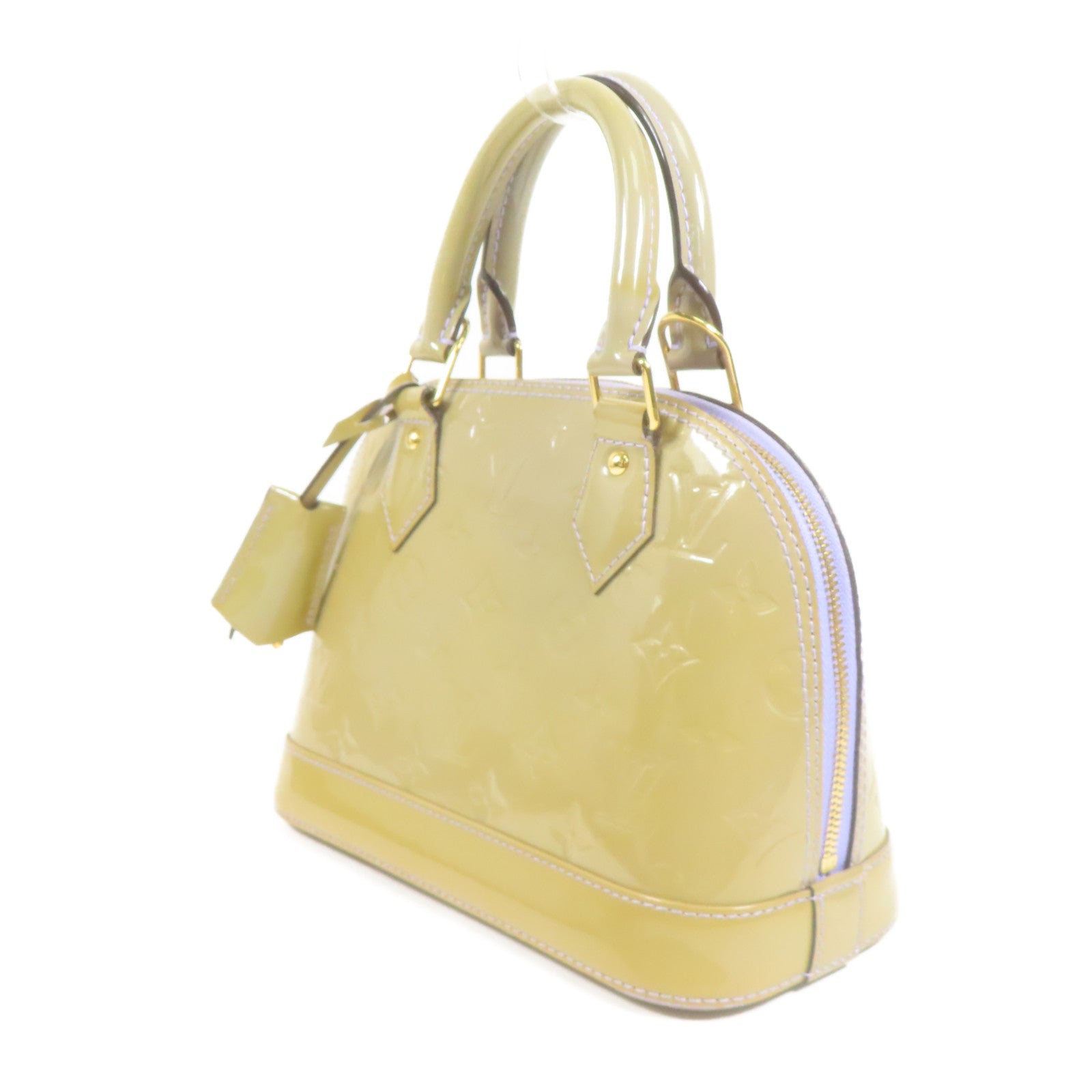 LOUIS VUITTON Vernis Alma BB金扣手挽肩背兩用袋