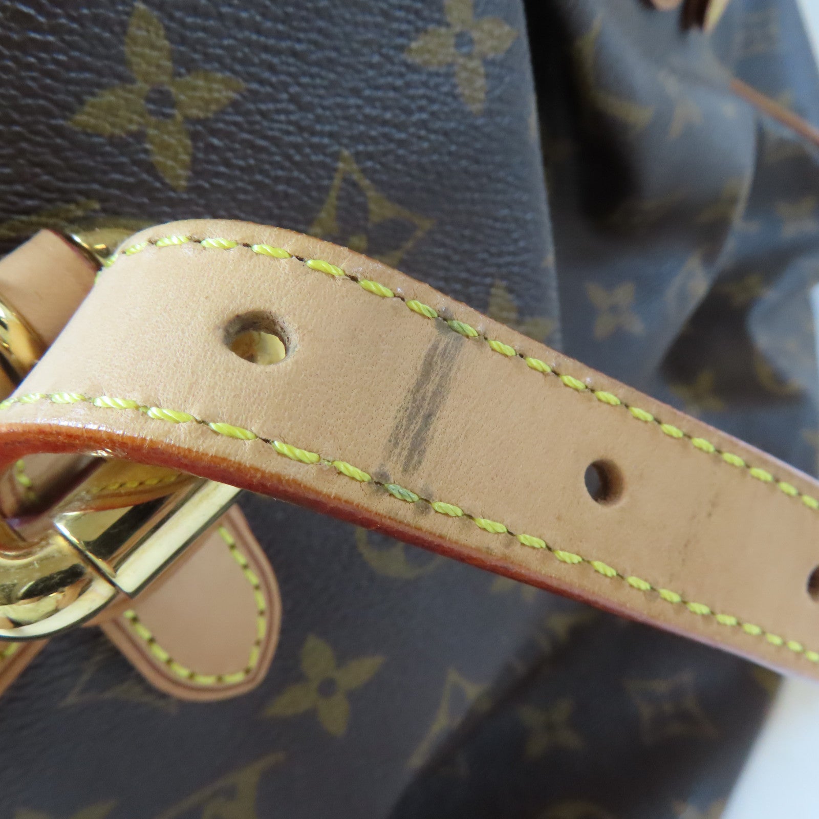 LOUIS VUITTON 【激減優惠】Monogram Tivoli GM金扣手挽袋啡色