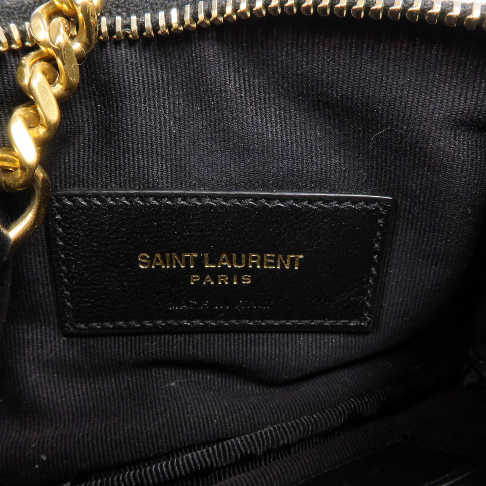 YVES SAINT LAURENT 牛皮皮革Coin Case金扣零錢包