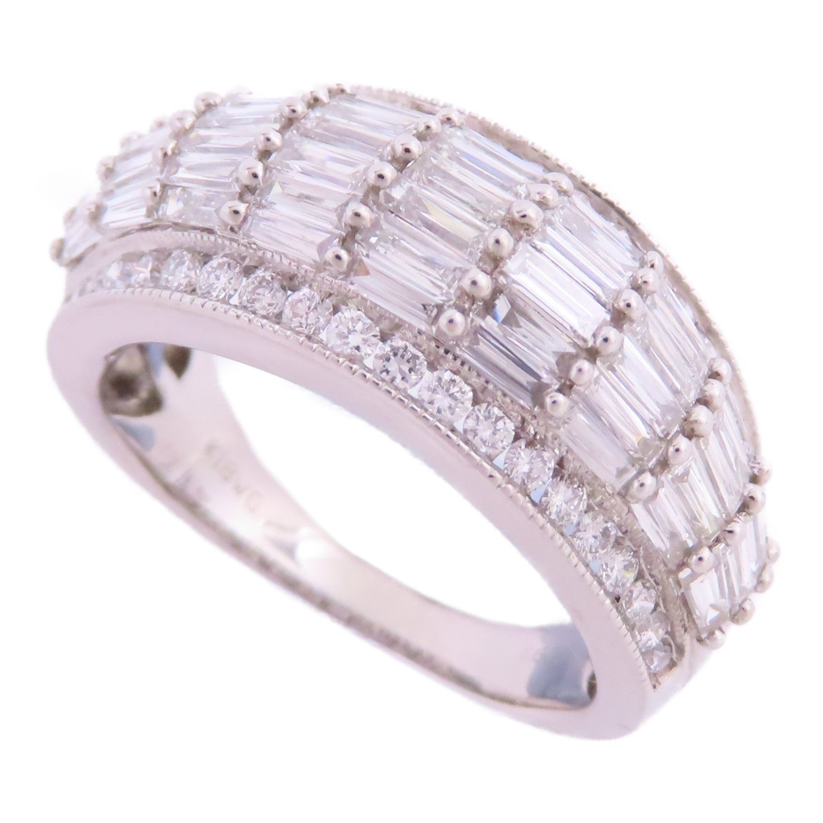 JEWELRY 【激減優惠】18K白金/鑽石Diamond Ring戒指US#6.5