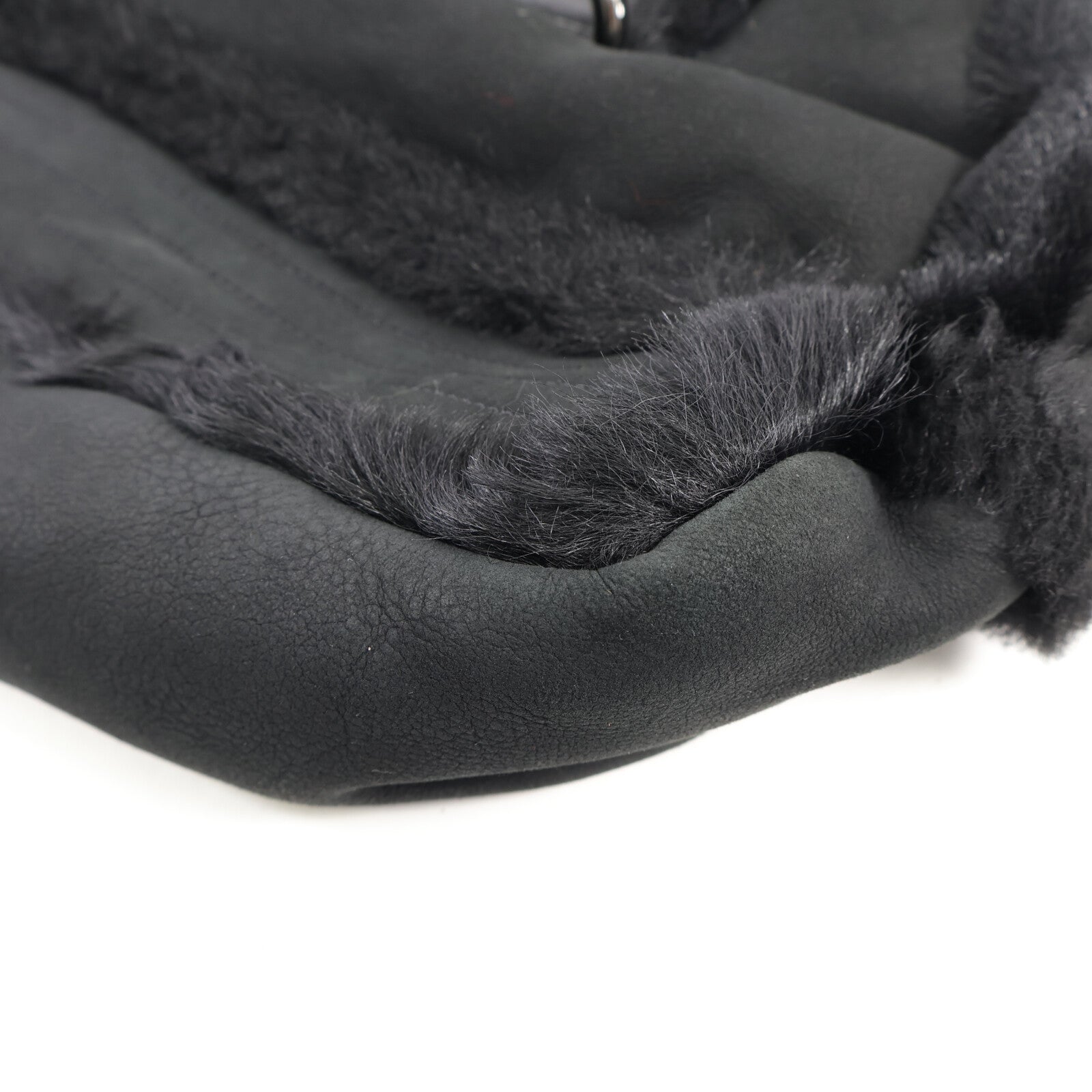 CHANEL 羊皮/羊毛Tote Bag銀扣手挽袋