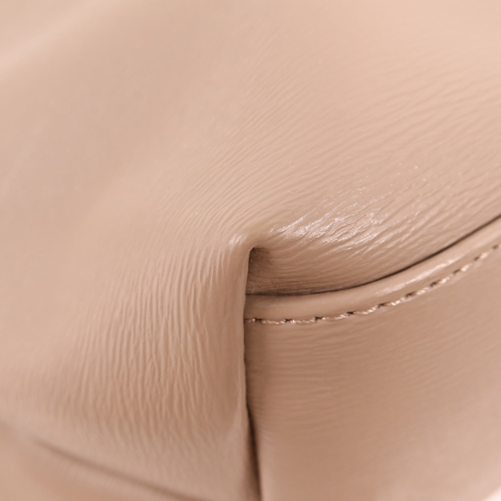 Longchamp 牛皮皮革Shoulder Bag銀扣肩背袋