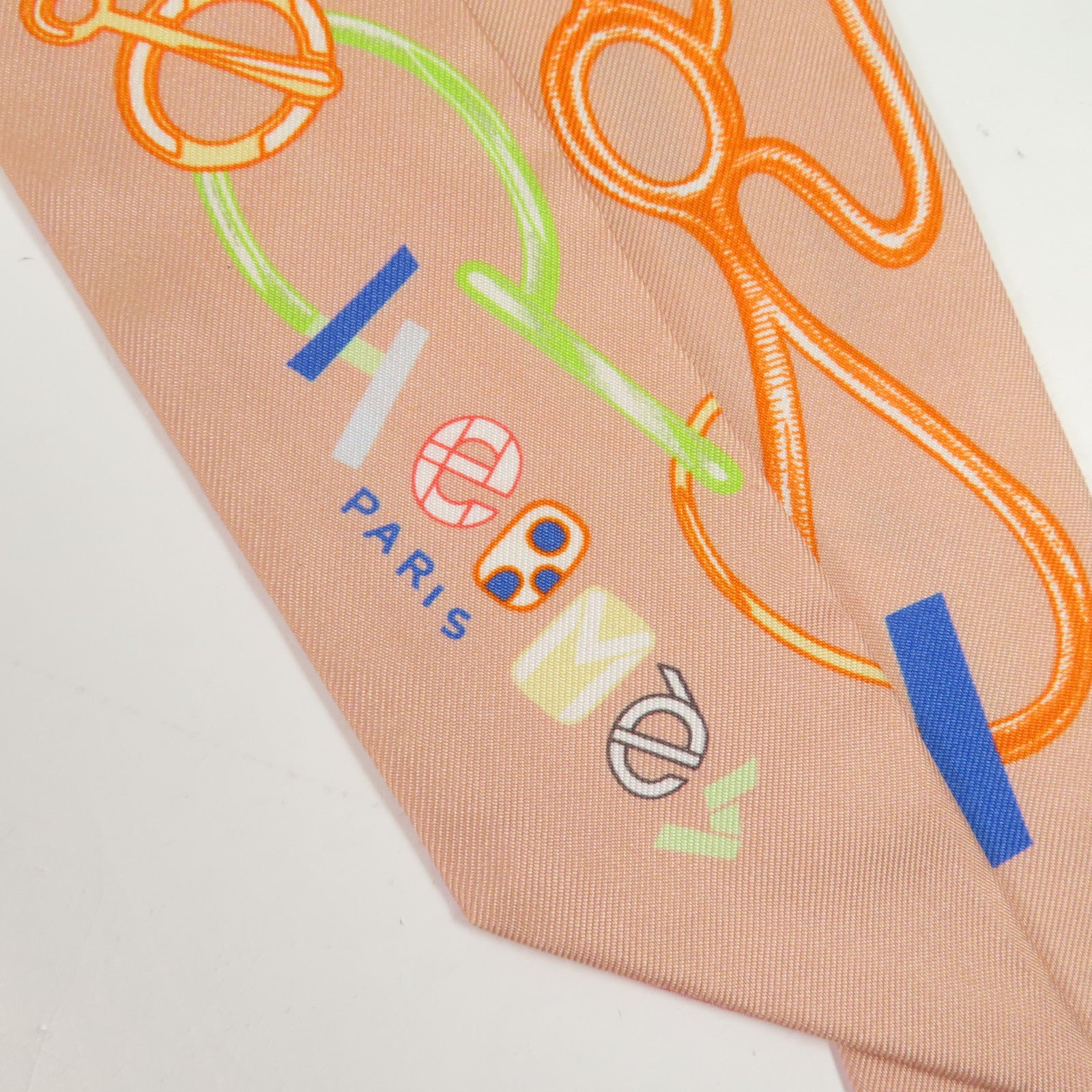 HERMES 【激減優惠】絲質Twilly絲巾