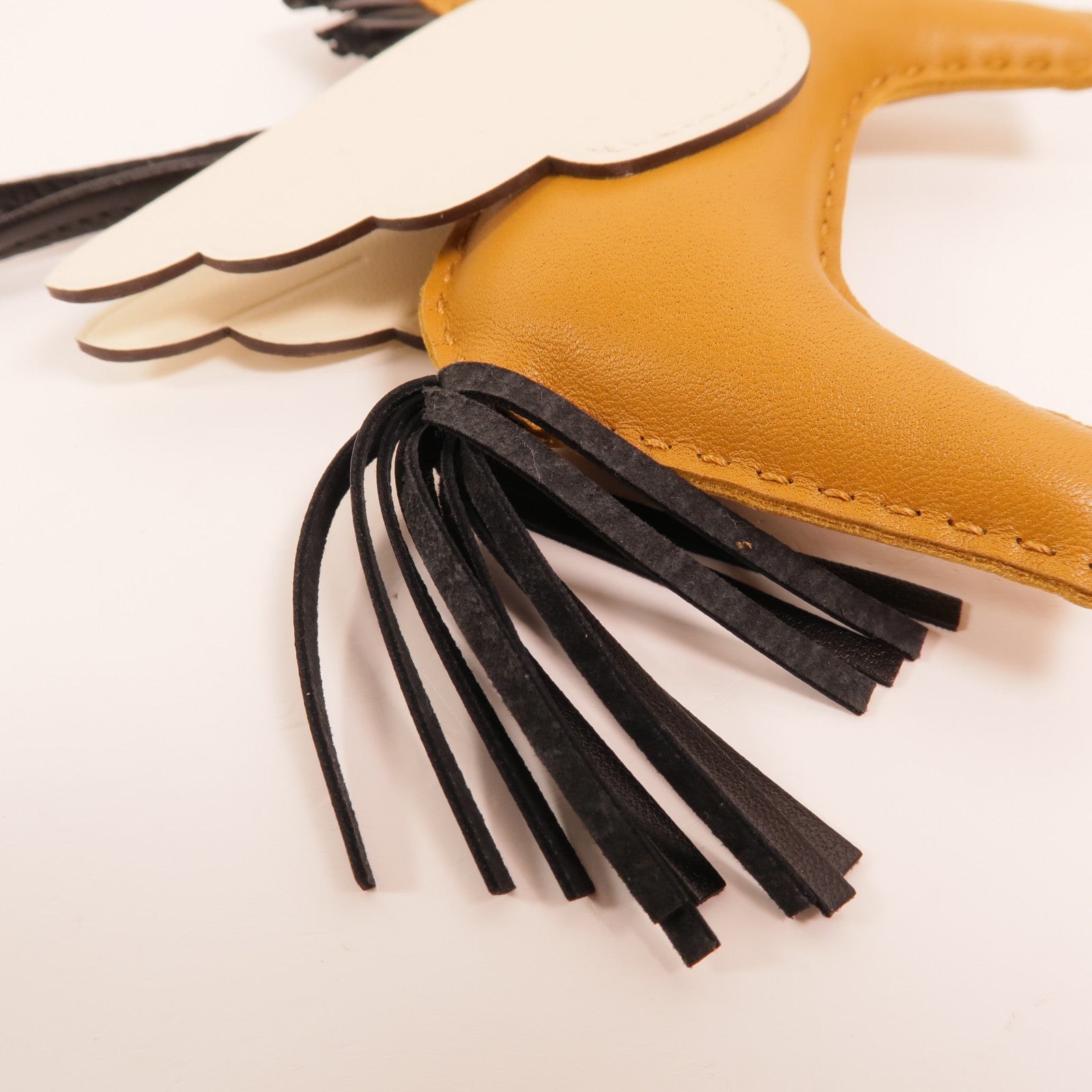 HERMES 【激減優惠】Milo/Swift皮革Rodeo Pegase MM掛飾Sesame/Nata/Noir