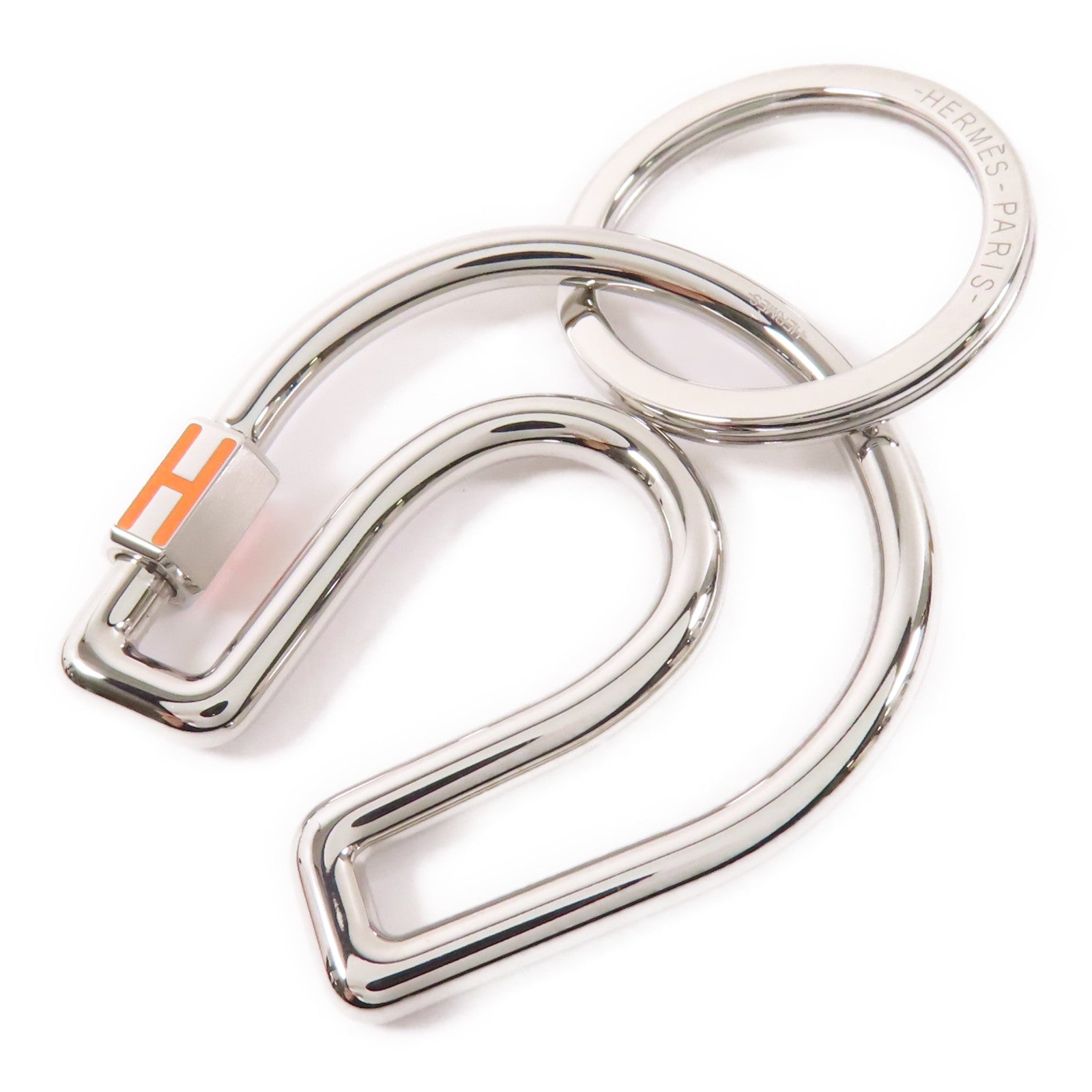 HERMES 不鏽鋼Fer A Cheval Key Ring鑰匙圈