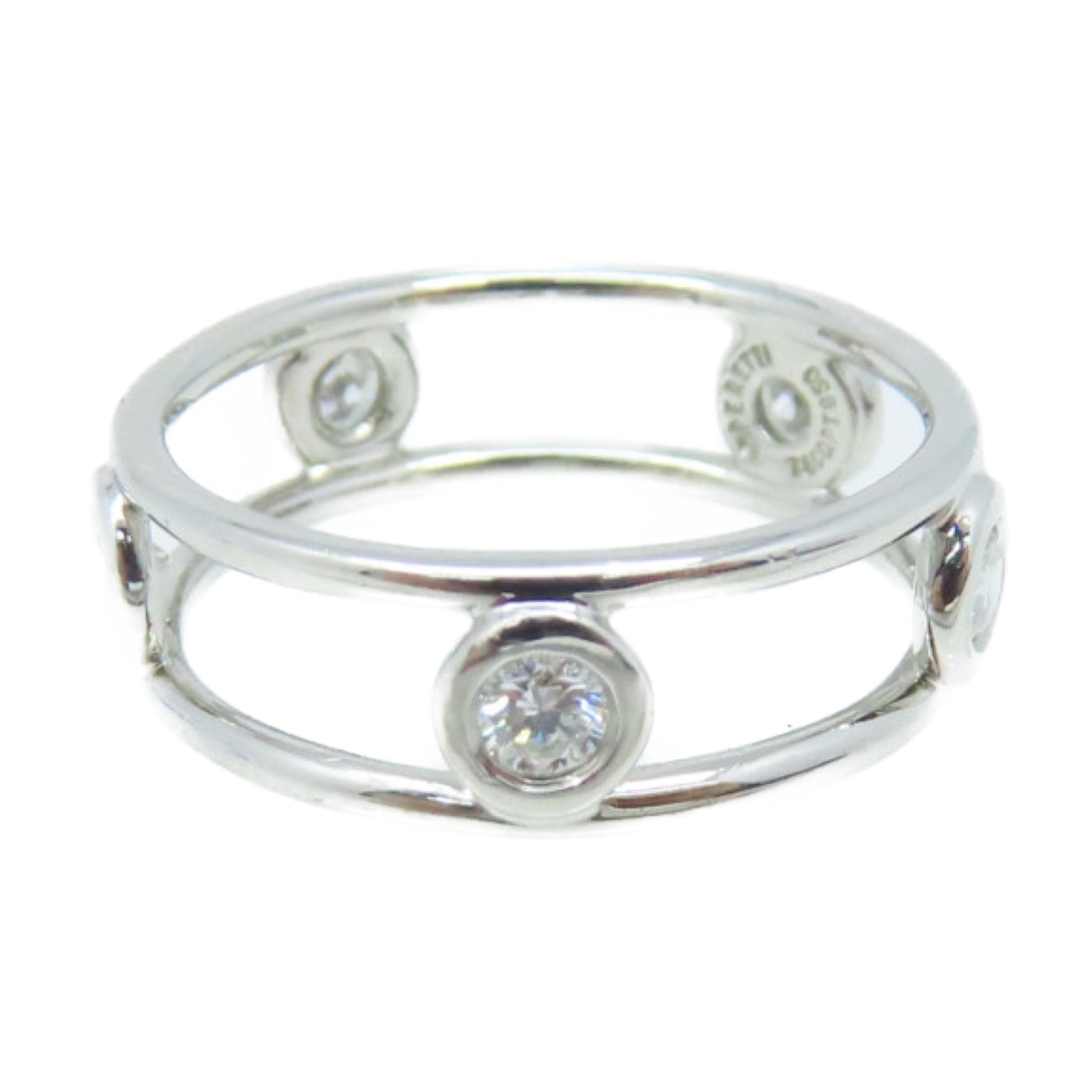 TIFFANY＆CO **【激減優惠】PT950鉑金/鑽石Diamond Ring戒指US#4.75