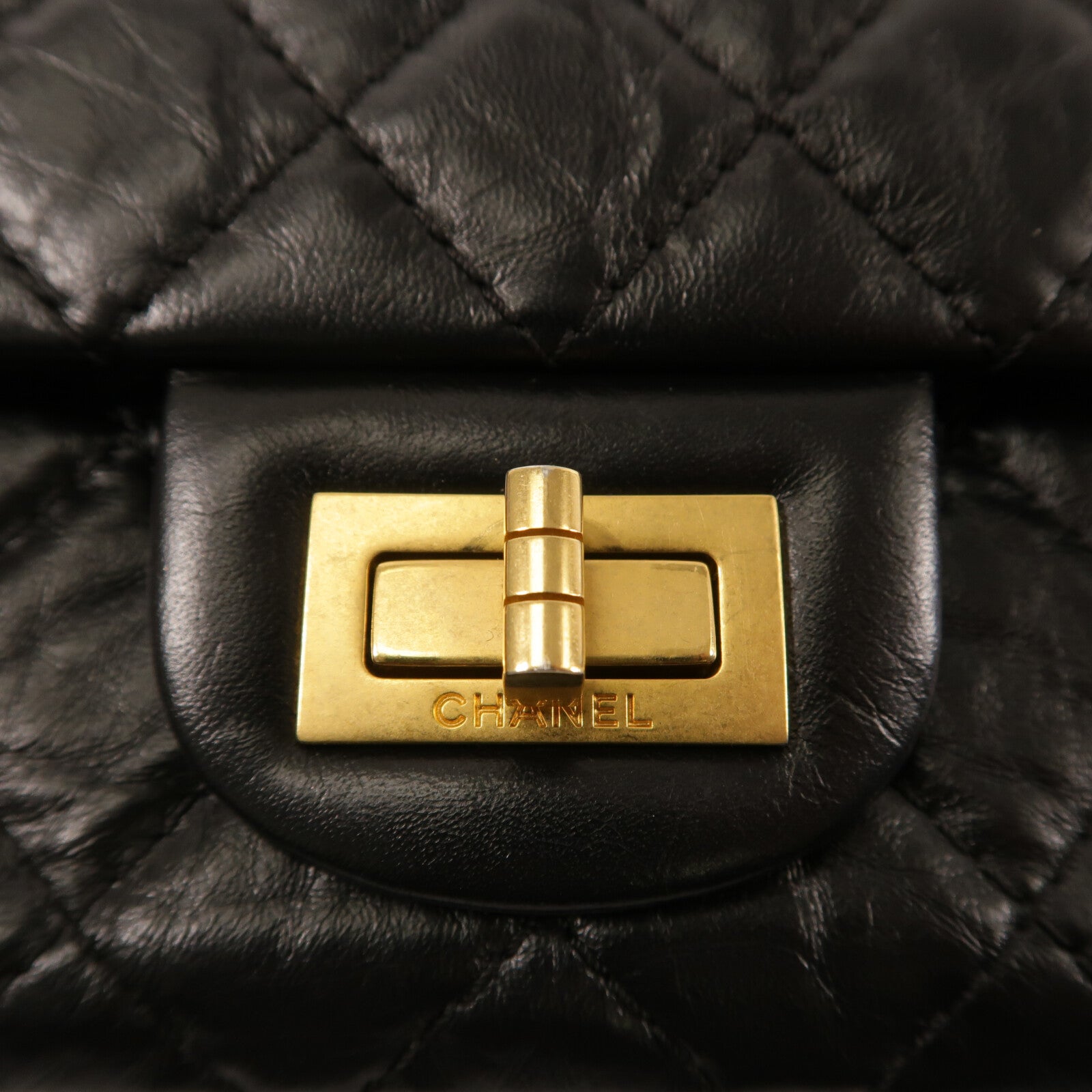 CHANEL 牛皮皮革2.55 Small鏈帶肩背袋