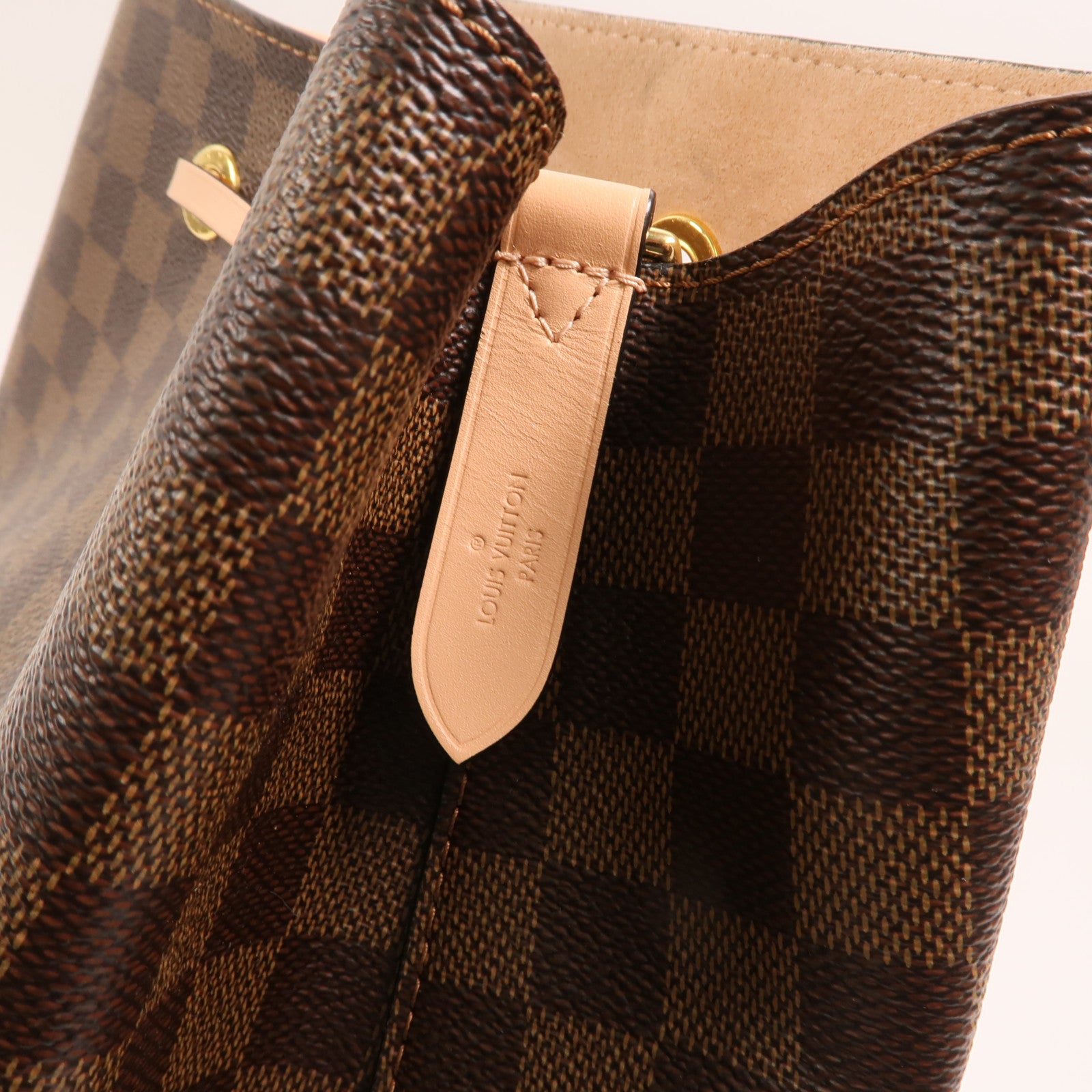 LOUIS VUITTON Damier NeoNoe金扣肩背袋