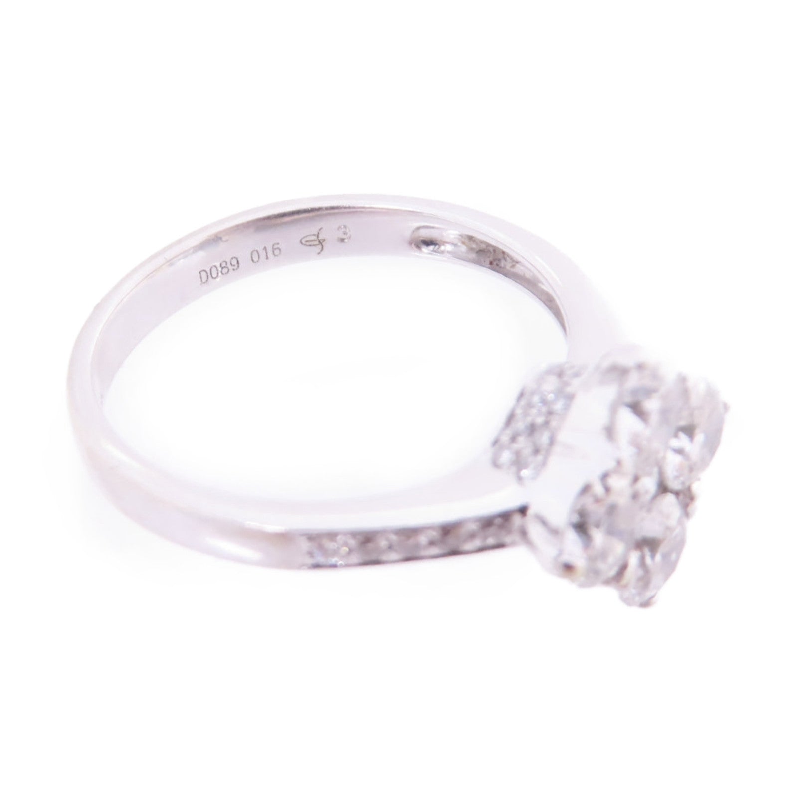 JEWELRY Diamond Ring US#5.75 18K White Gold