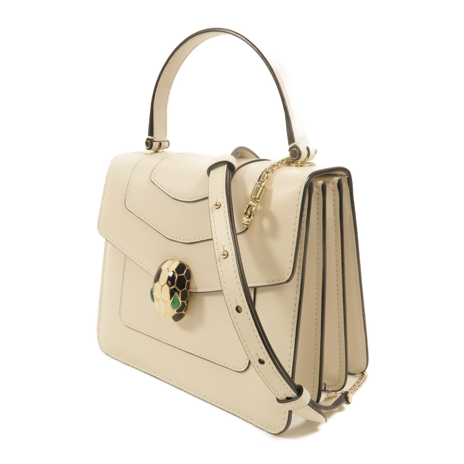 BVLGARI 牛皮皮革Serpenti Forever Top-Handle Bag手挽肩背兩用袋