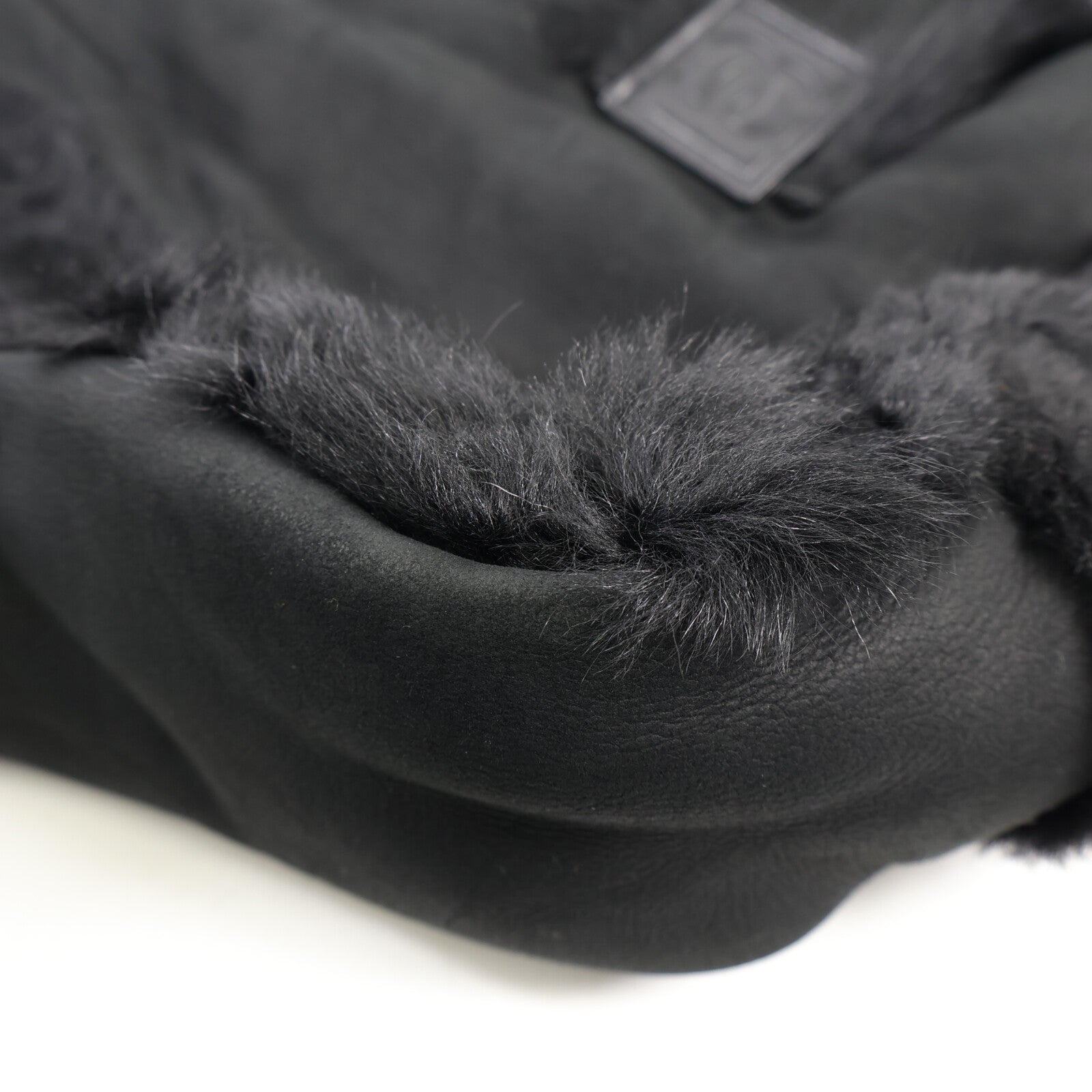 CHANEL 羊皮/羊毛Tote Bag銀扣手挽袋