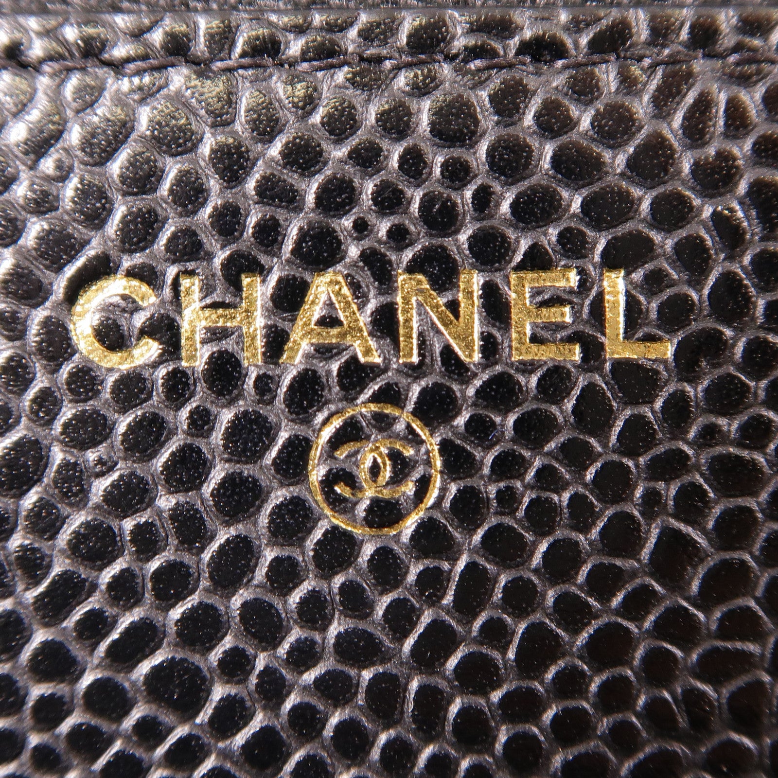 CHANEL 牛皮皮革WOC Wallet On Chain金扣鏈帶肩背袋
